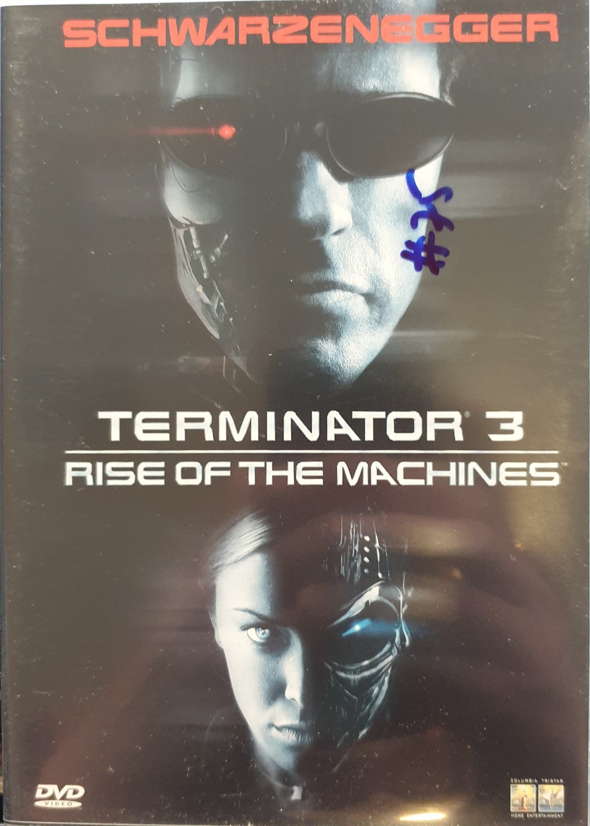 Terminator 3: Rise of the Machines (2003) DVD – omslag