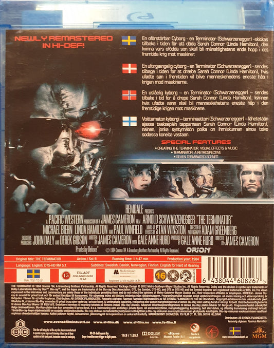 THE TERMINATOR - CAMERON SCHWARZENEGGER BIEHN HAMILTON