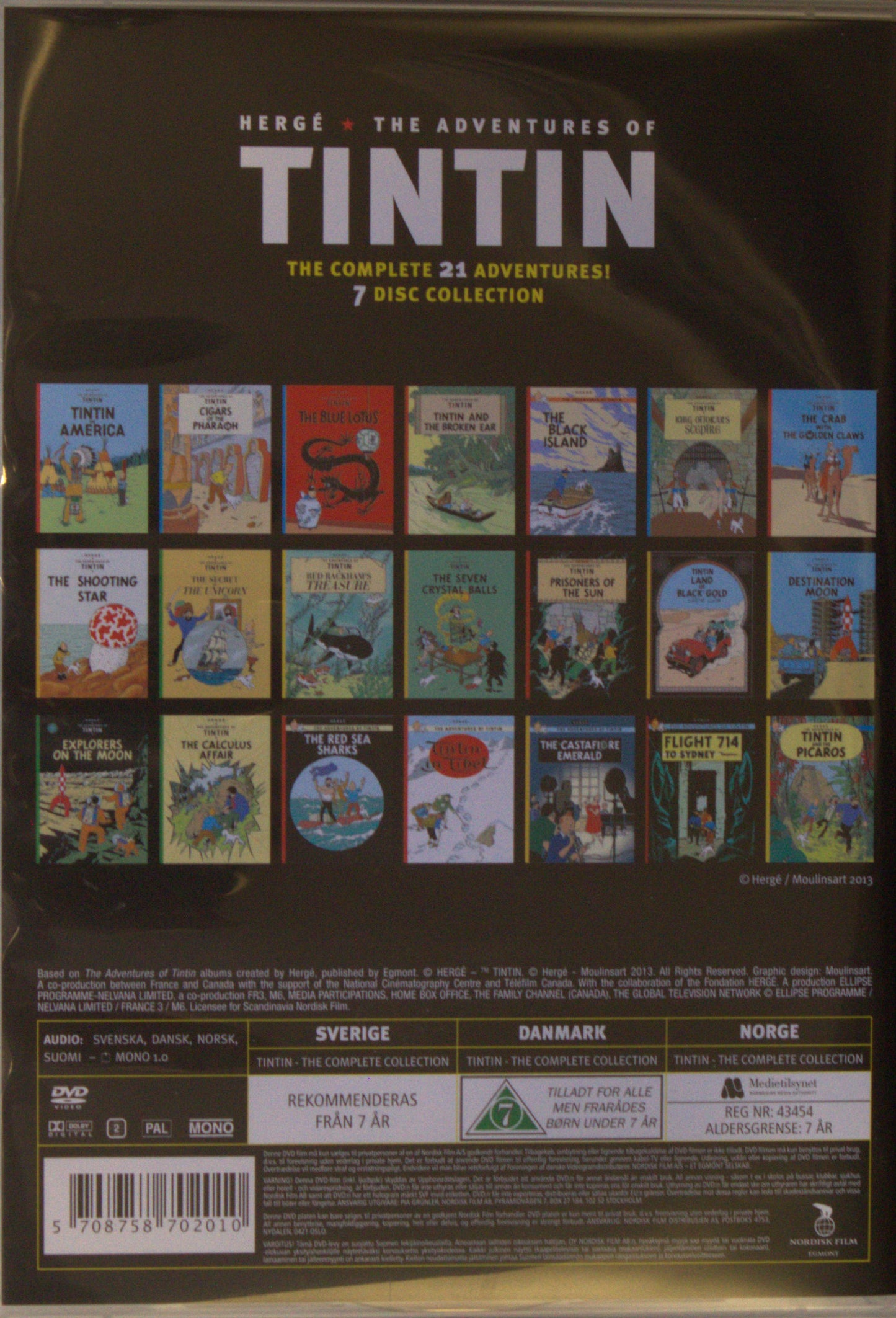 THE ADVENTURES OF TINTIN
