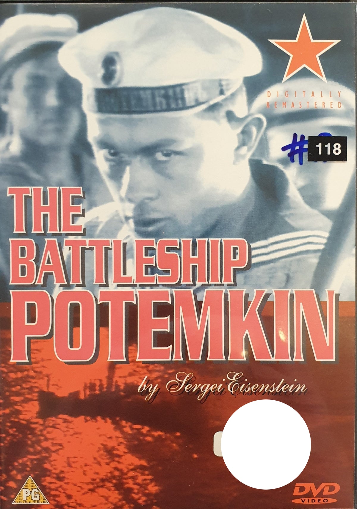 Pansarkryssaren Potemkin / The Battleship Potemkin (1925) DVD – omslag
