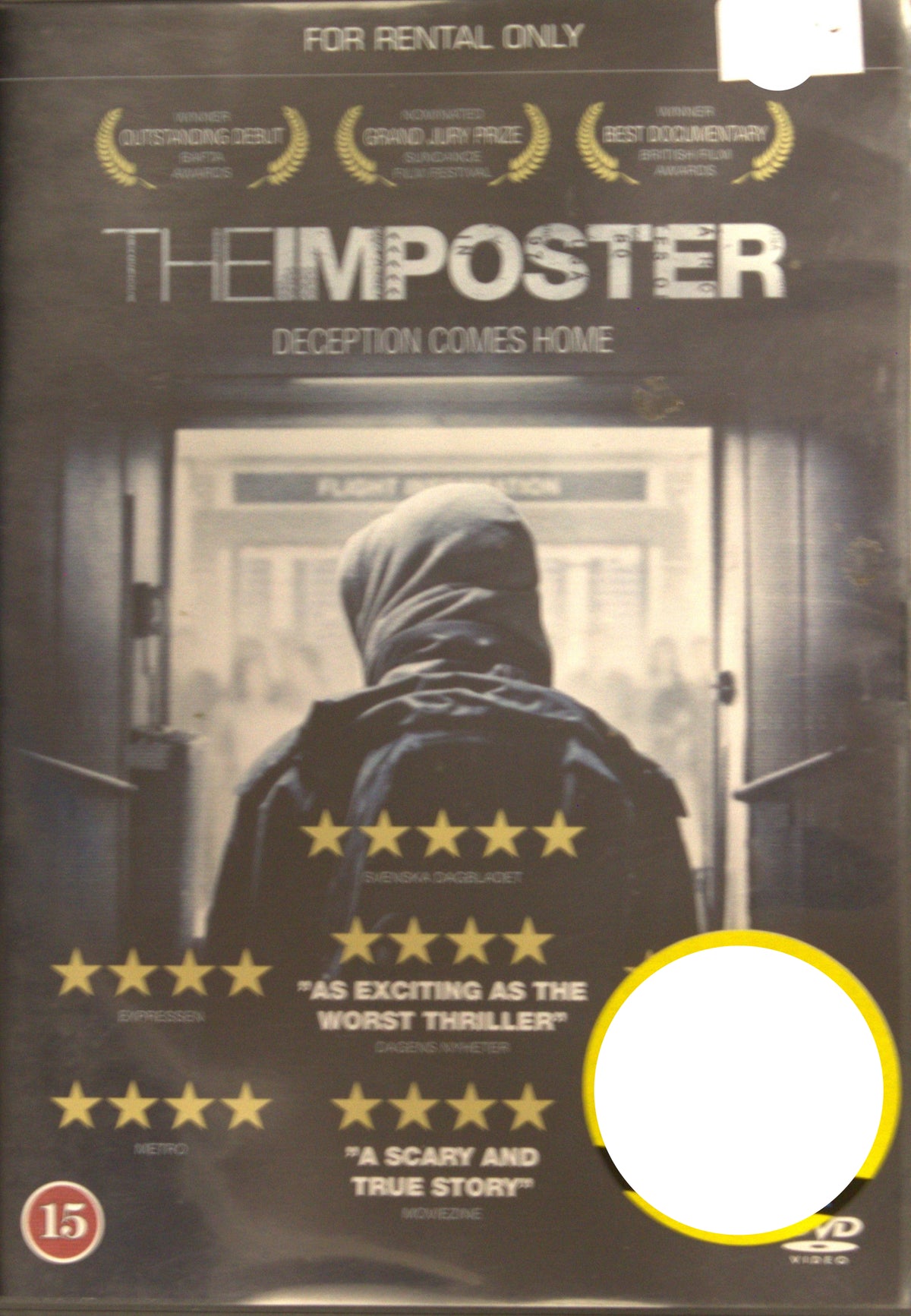 The Imposter (2012) DVD – omslag