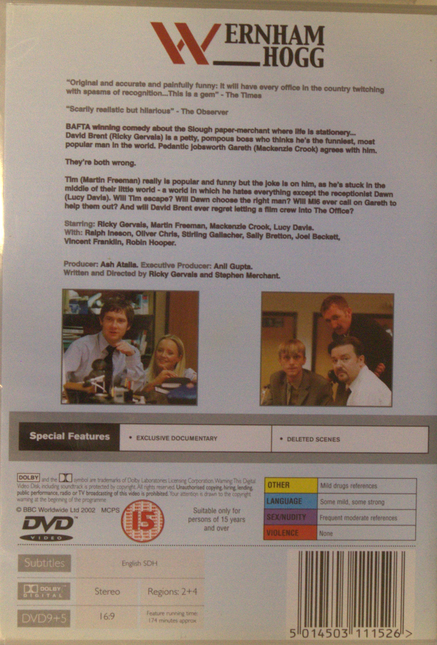 THE OFFICE - THE COMPLETE FIRST SERIES (EJ SVENSK TEXT)
