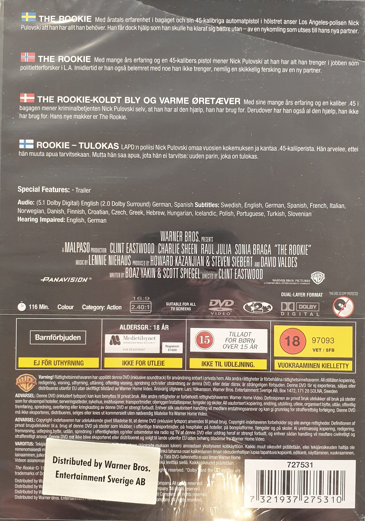 THE ROOKIE - NYKOMLINGEN