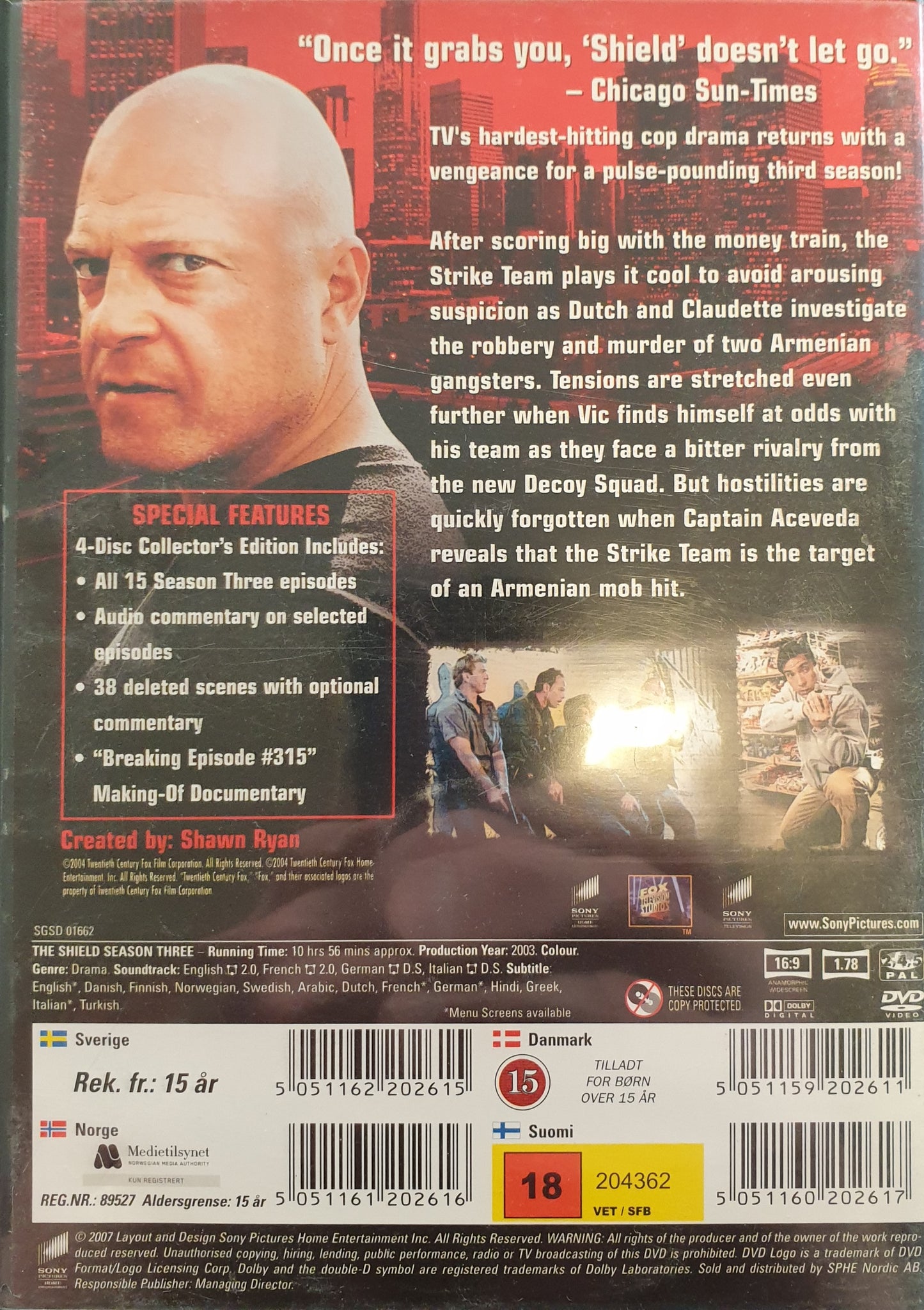 THE SHIELD - THE COMPLETE THIRD SEASON