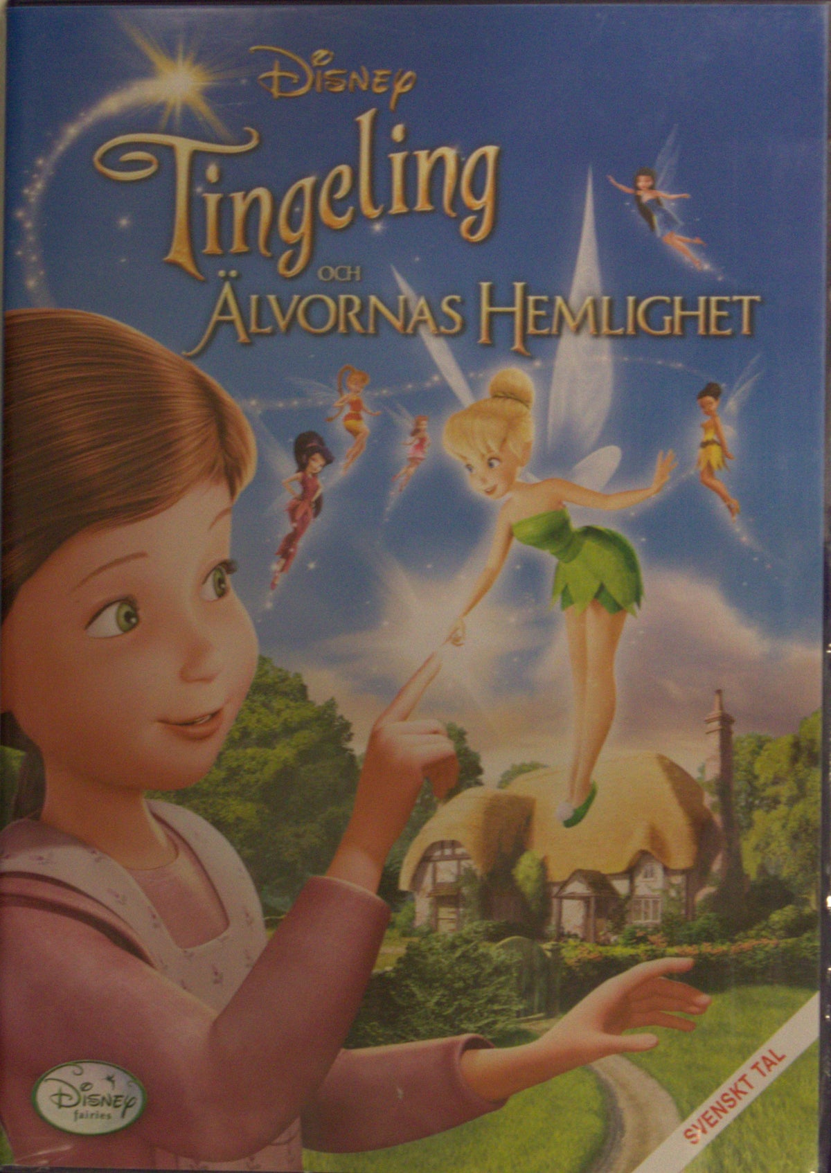 Tingeling och älvornas hemlighet (2010) DVD – omslag