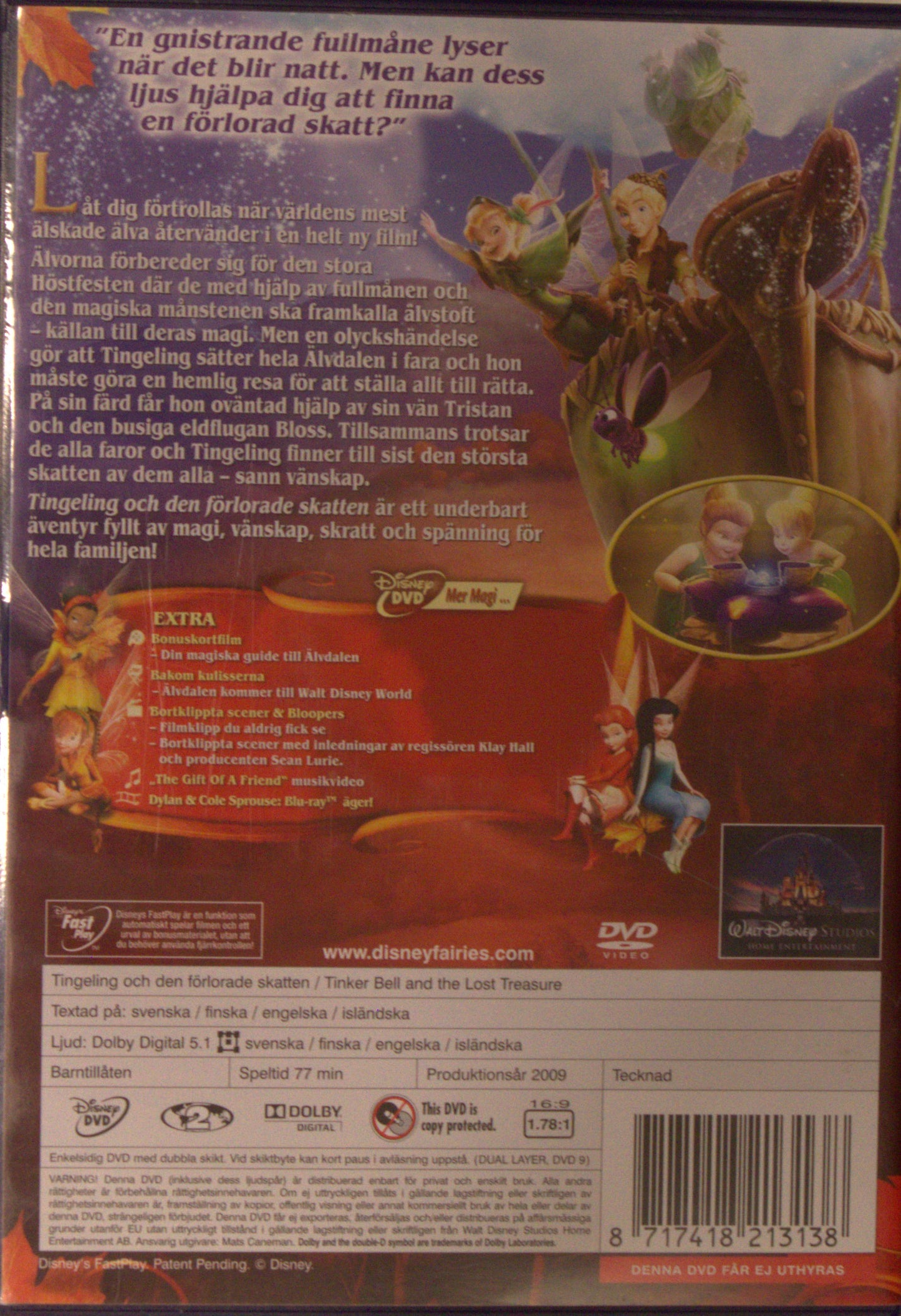 TINGELING OCH DEN FÖRLORADE SKATTEN / TINKER BELL AND THE LOST TREASURE