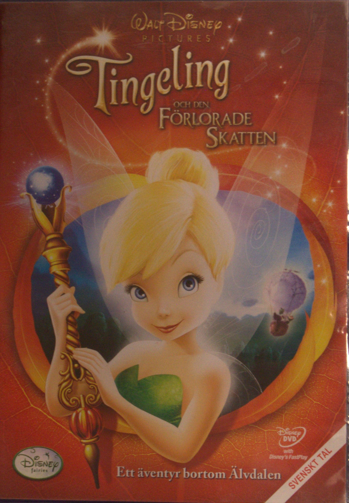 Tingeling och den förlorade skatten (2009) DVD – omslag