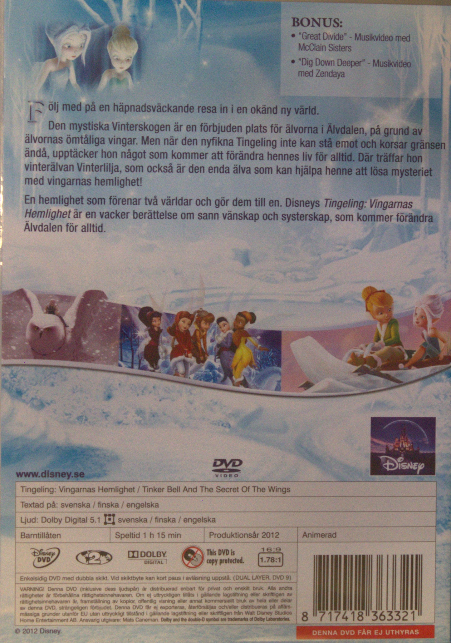 TINGELING - VINGARNAS HEMLIGHET / SECRET OF THE WINGS