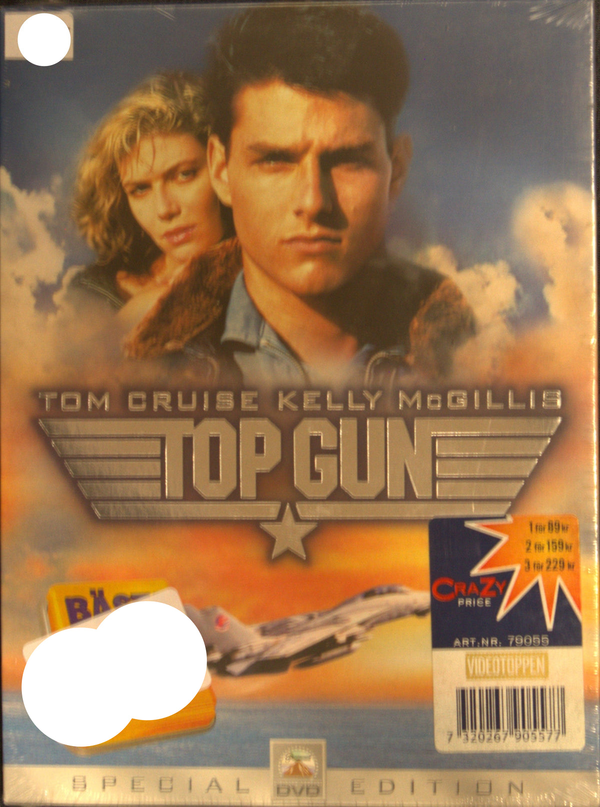 Top Gun (1986) DVD – omslag