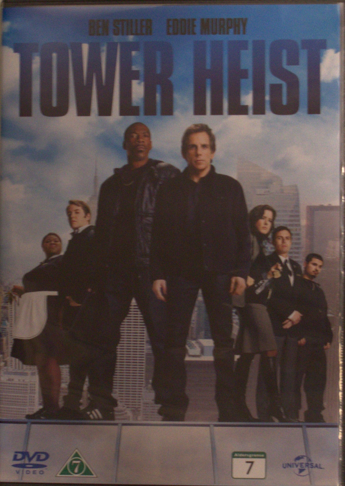 Tower Heist (2011) DVD – omslag
