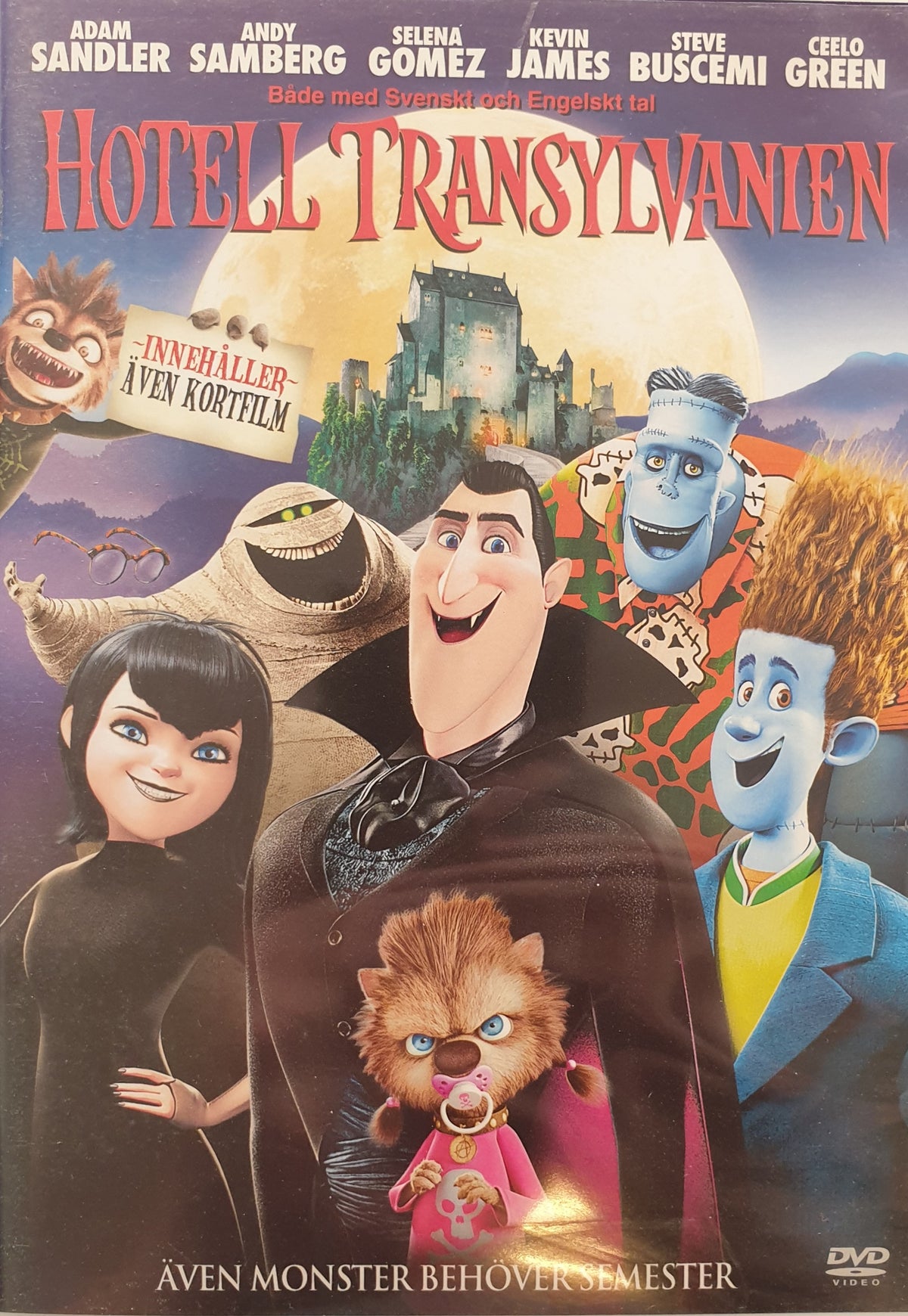 Hotell Transylvanien / Hotel Transylvania (2012) DVD – omslag
