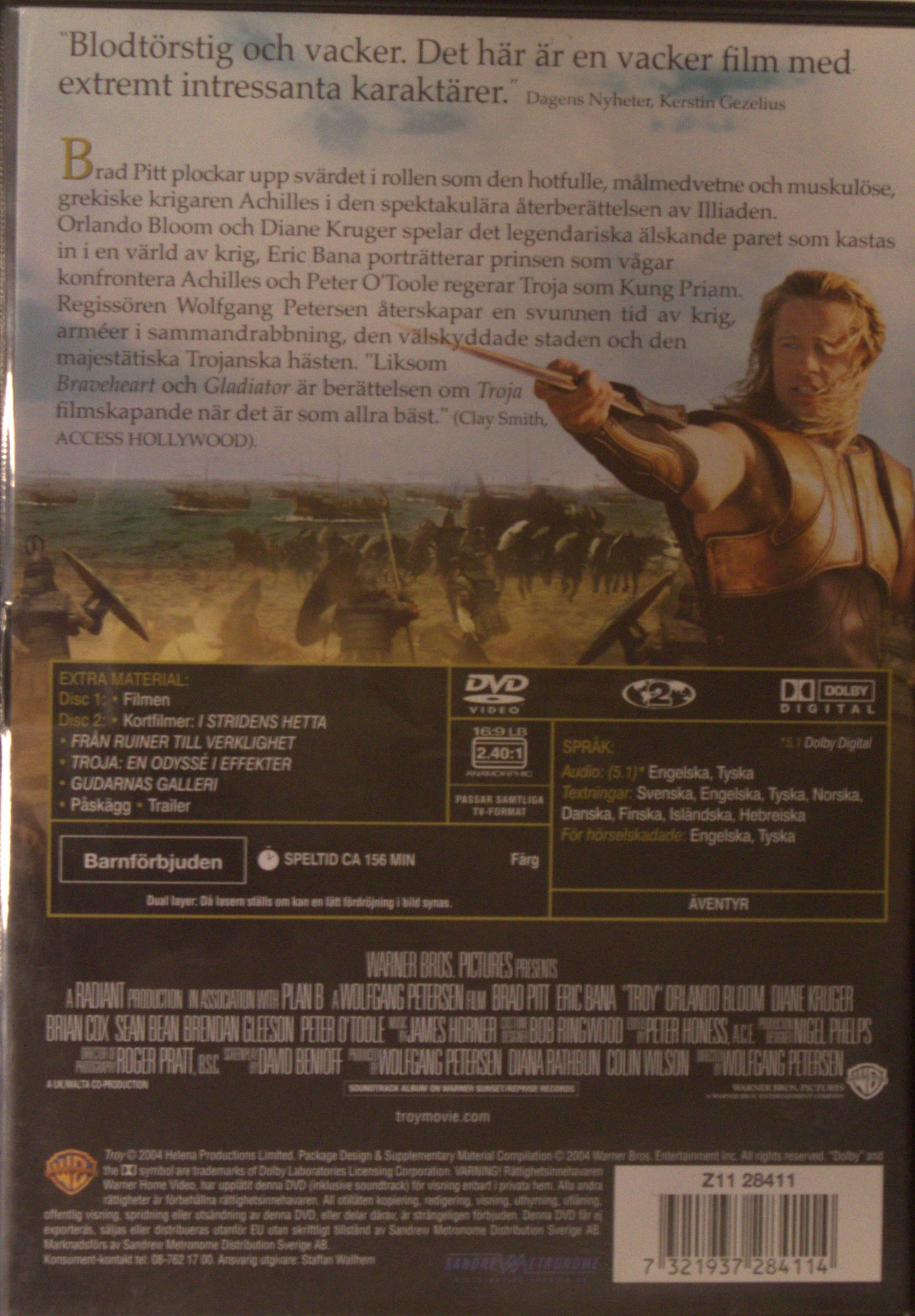 TROJA / TROY - TVÅ DISC UTGÅVA