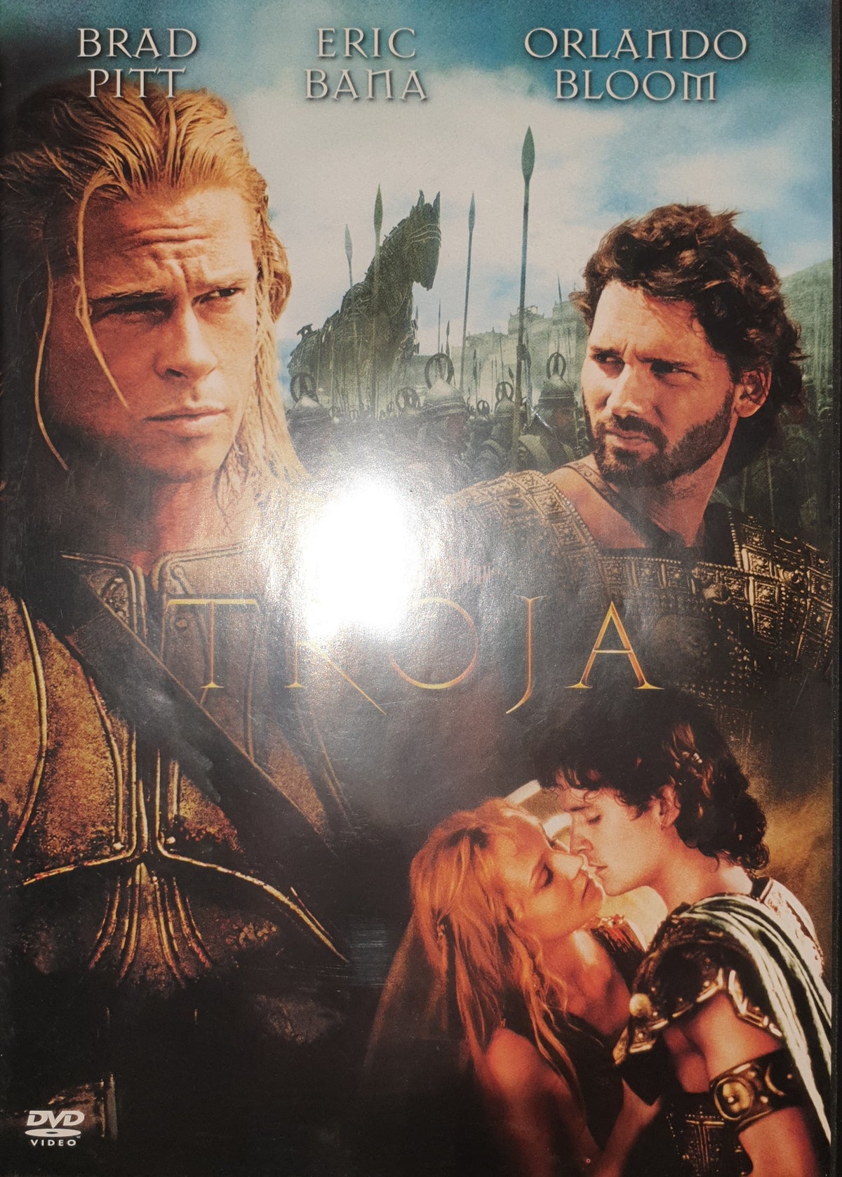 Troja / Troy (2004) DVD – omslag