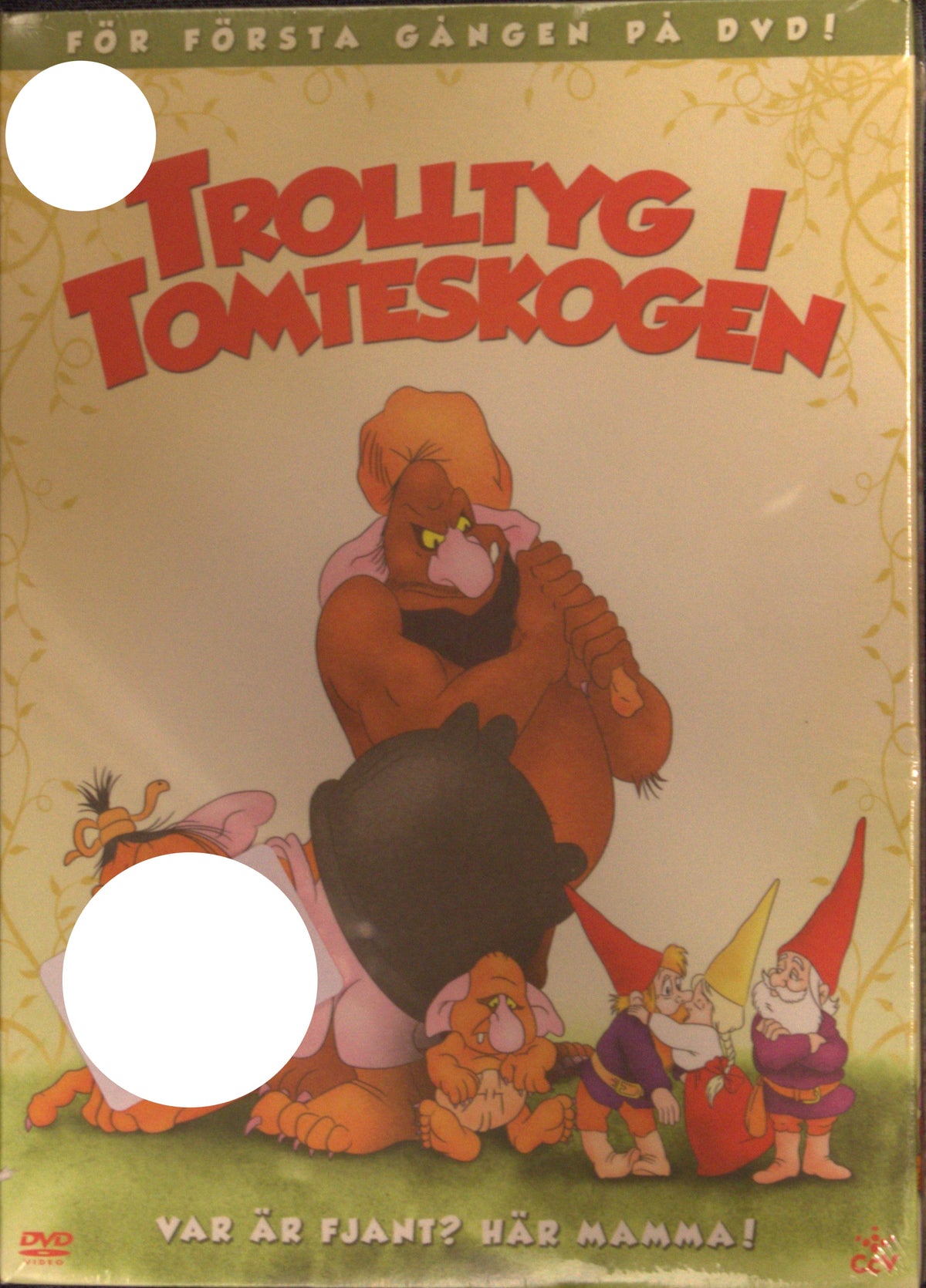 Trolltyg i tomteskogen (1980) DVD – omslag