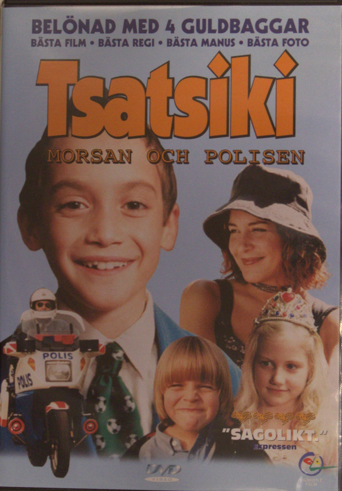 Tsatsiki, morsan och polisen (1999) DVD – omslag
