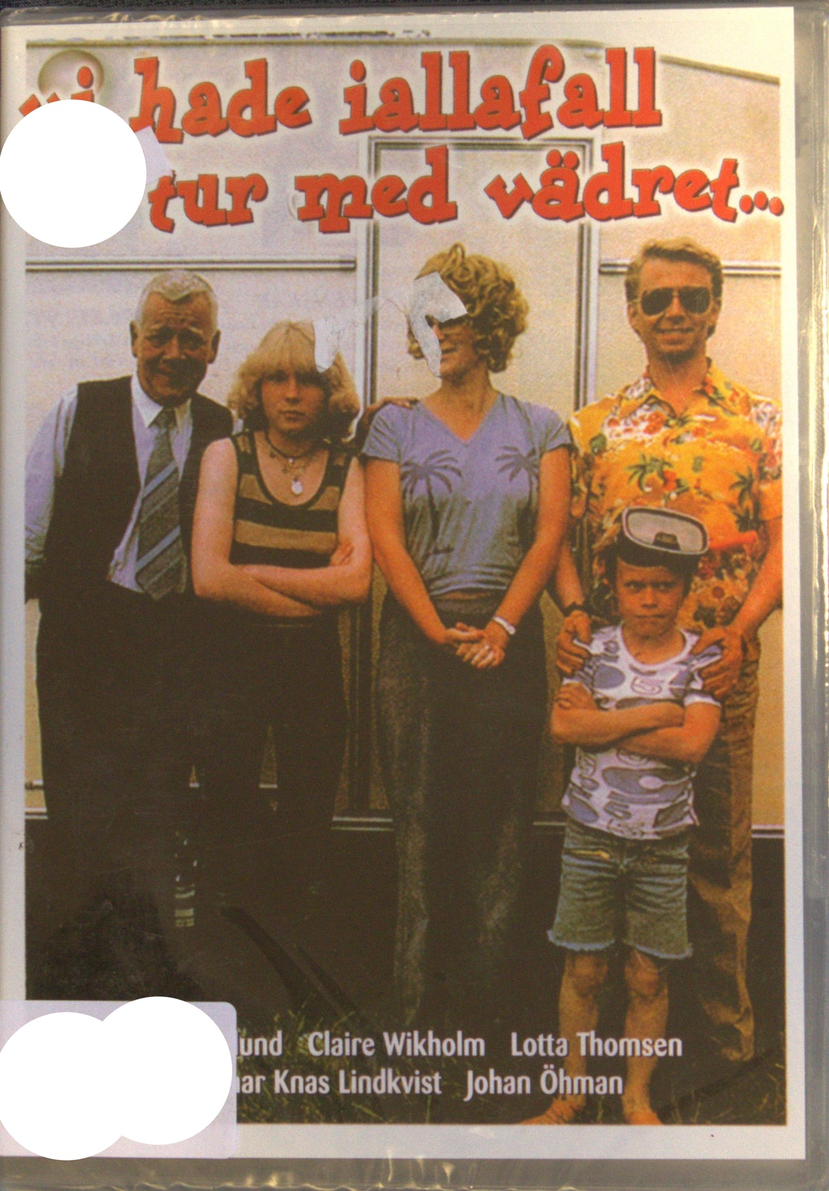 Vi hade i alla fall tur med vädret... (1980) DVD – omslag