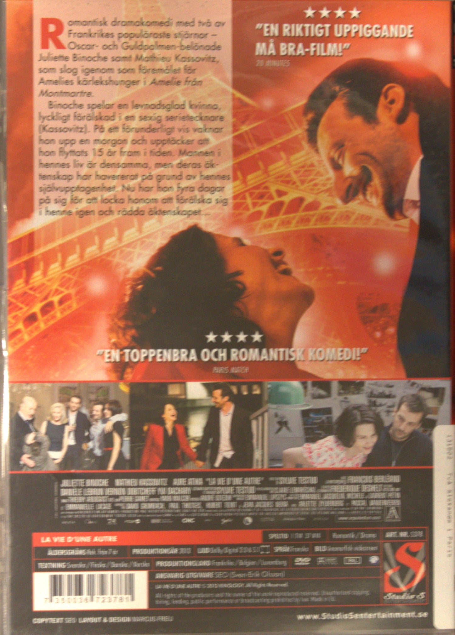 TVÅ ÄLSKANDE I PARIS / LA VIE D'UNE AUTRE