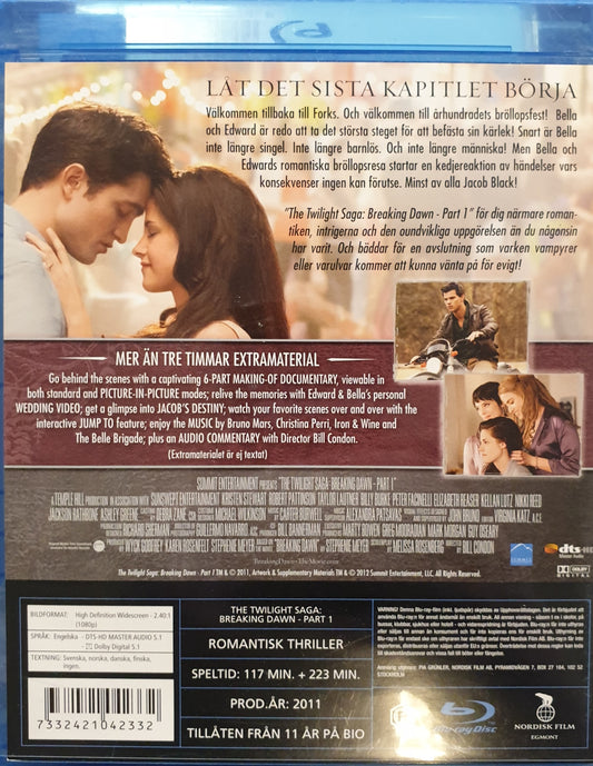 THE TWILIGHT SAGA: BREAKING DAWN - PART 1