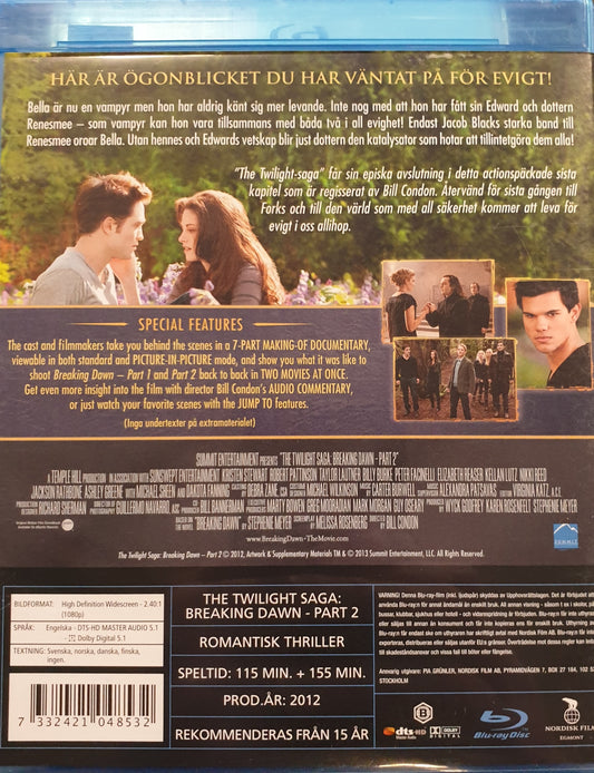 THE TWILIGHT SAGA: BREAKING DAWN - PART 2