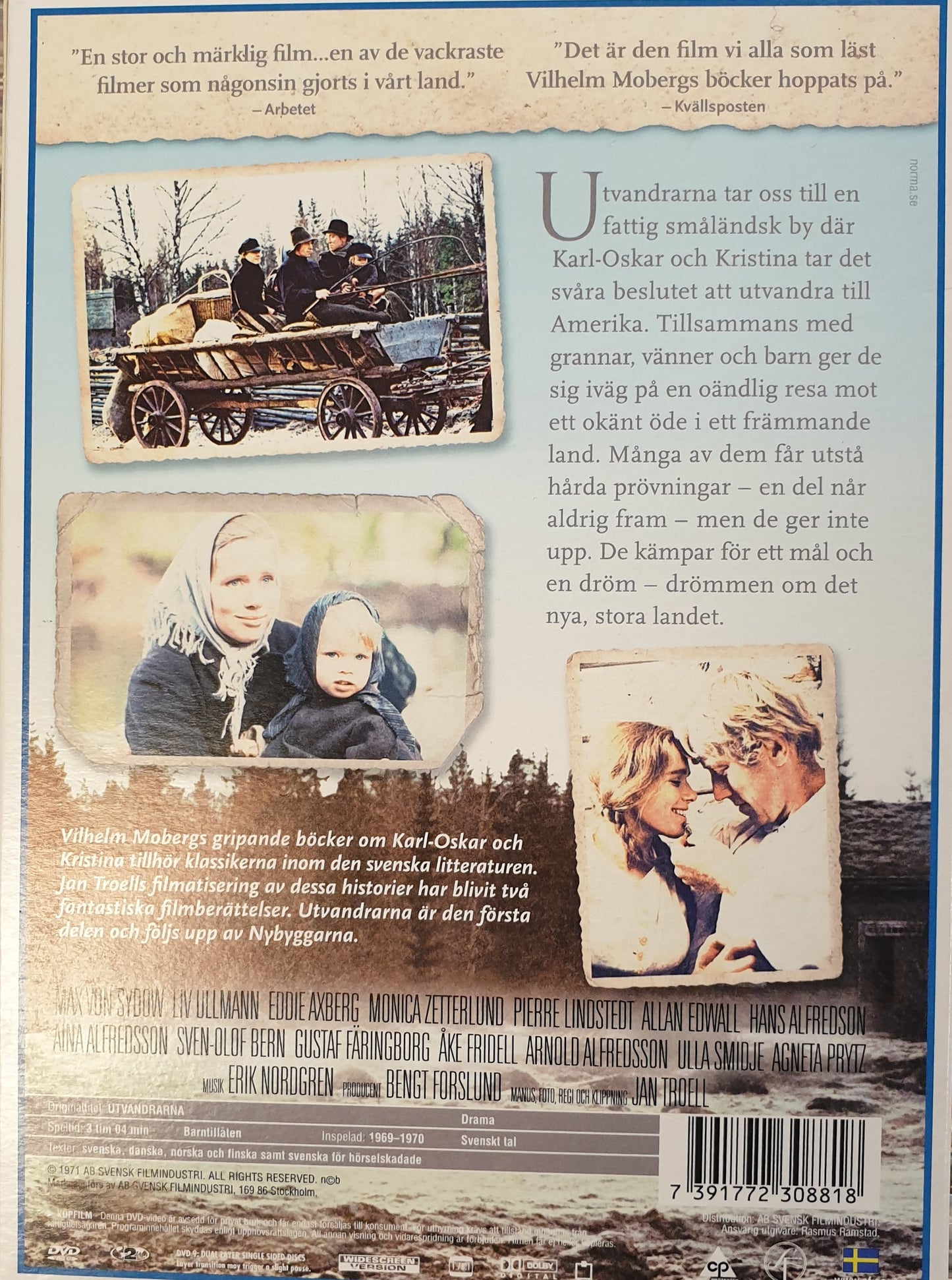 UTVANDRARNA / THE EMIGRANTS