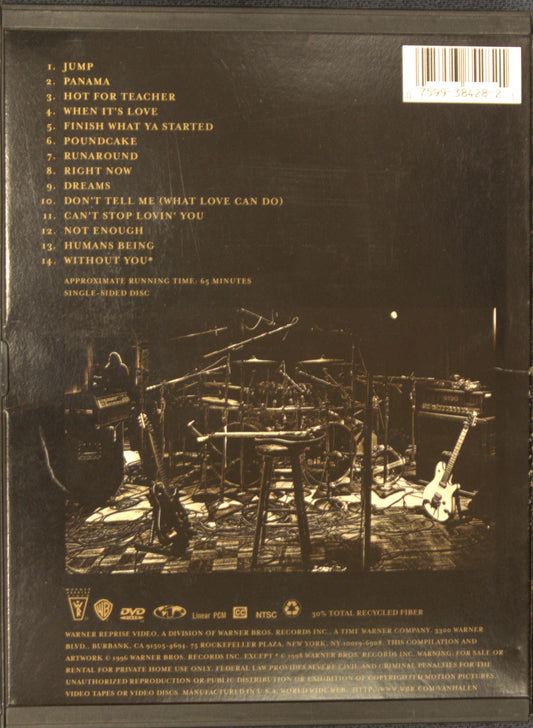 VAN HALEN VIDEO HITS VOLUME 1 - DVD