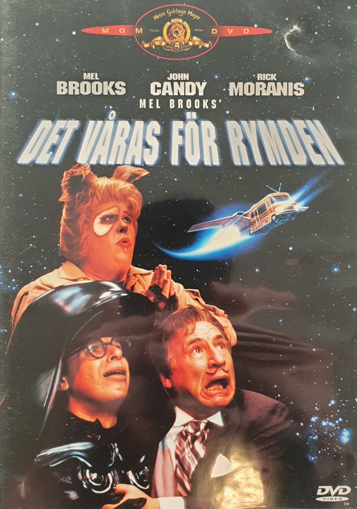 Det våras för rymden / Spaceballs (1987) DVD – omslag