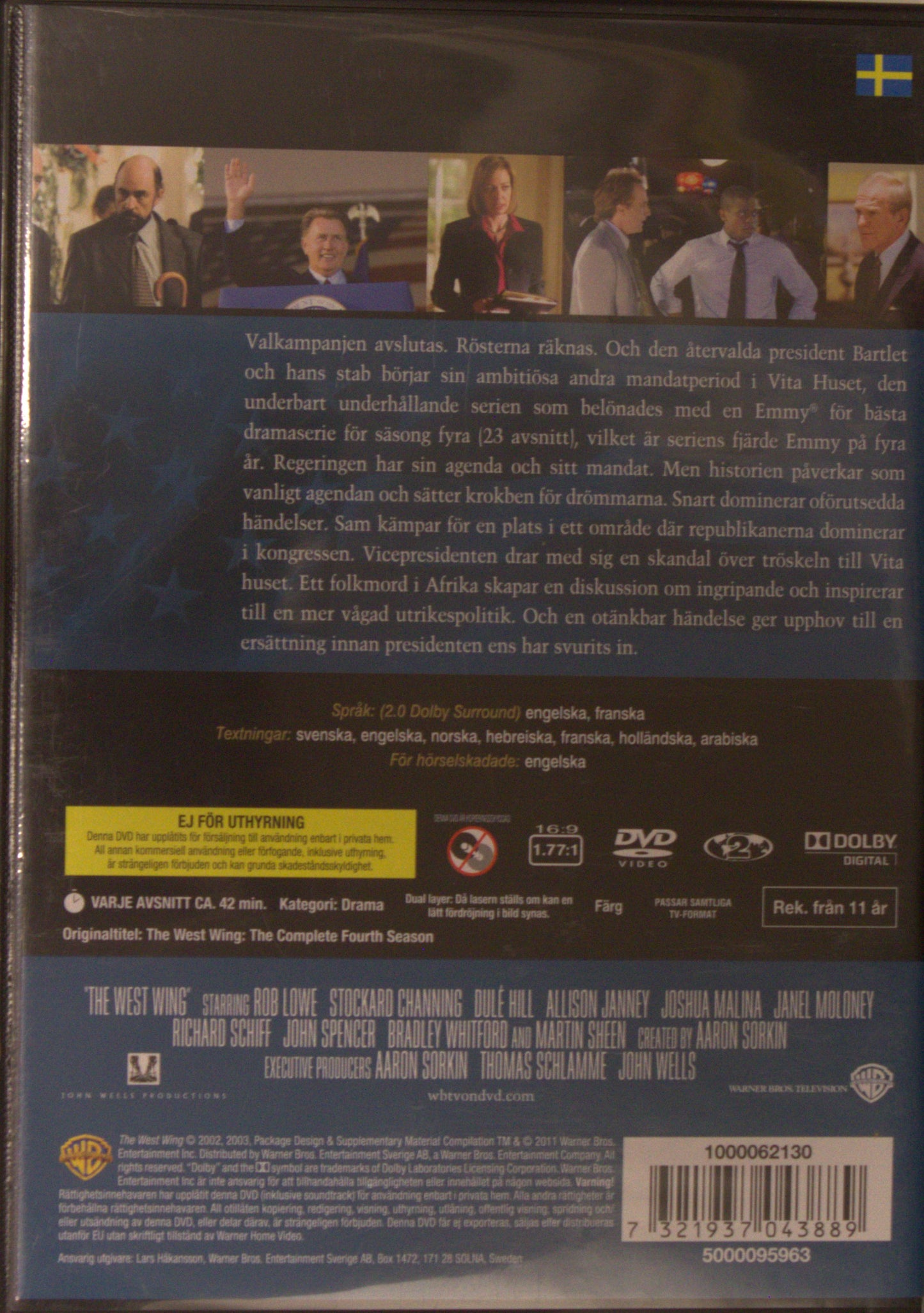 VITA HUSET - HELA FJÄRDE SÄSONGEN / THE WEST WING