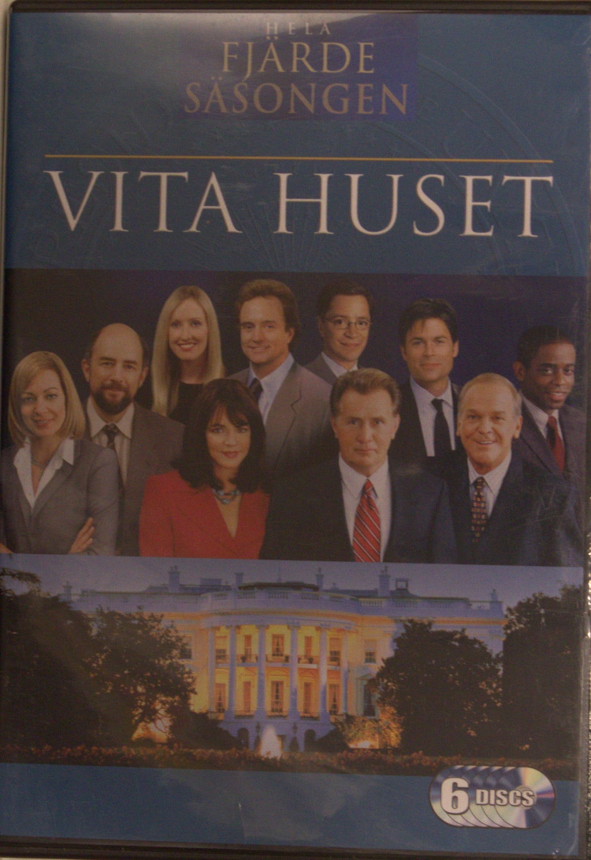 Vita huset – Hela fjärde säsongen / The West Wing (2002) DVD – omslag
