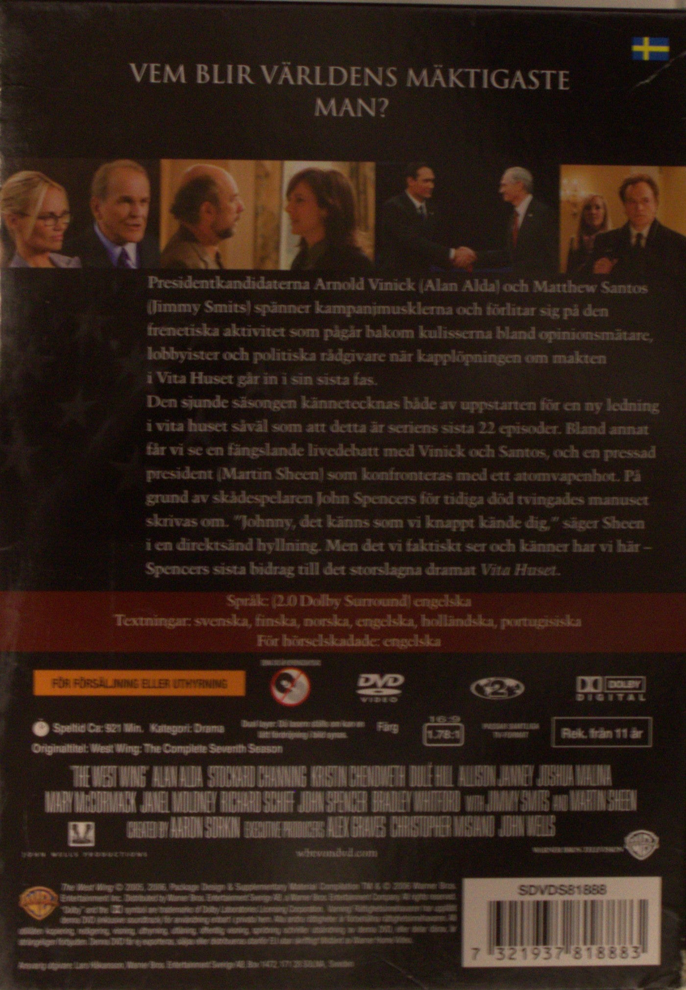 VITA HUSET - HELA SJUNDE SÄSONGEN / THE WEST WING