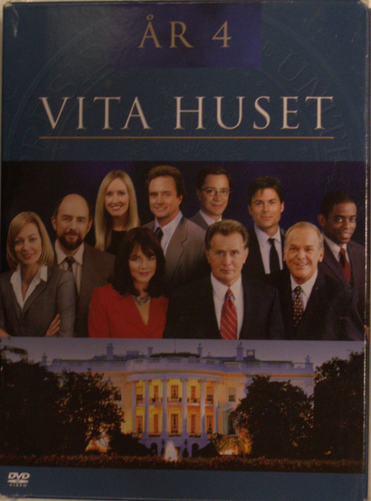 Vita huset – År 4 / The West Wing (2002) DVD – omslag