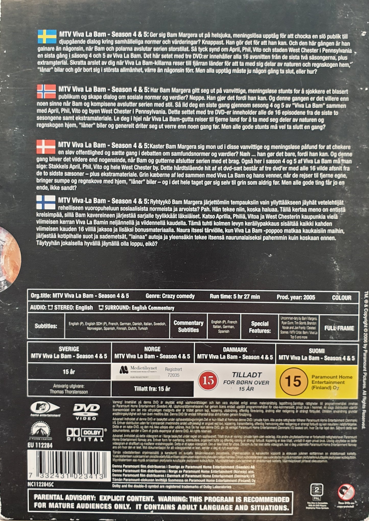 VIVA LA BAM - COMPLETE SEASONS 4 & 5