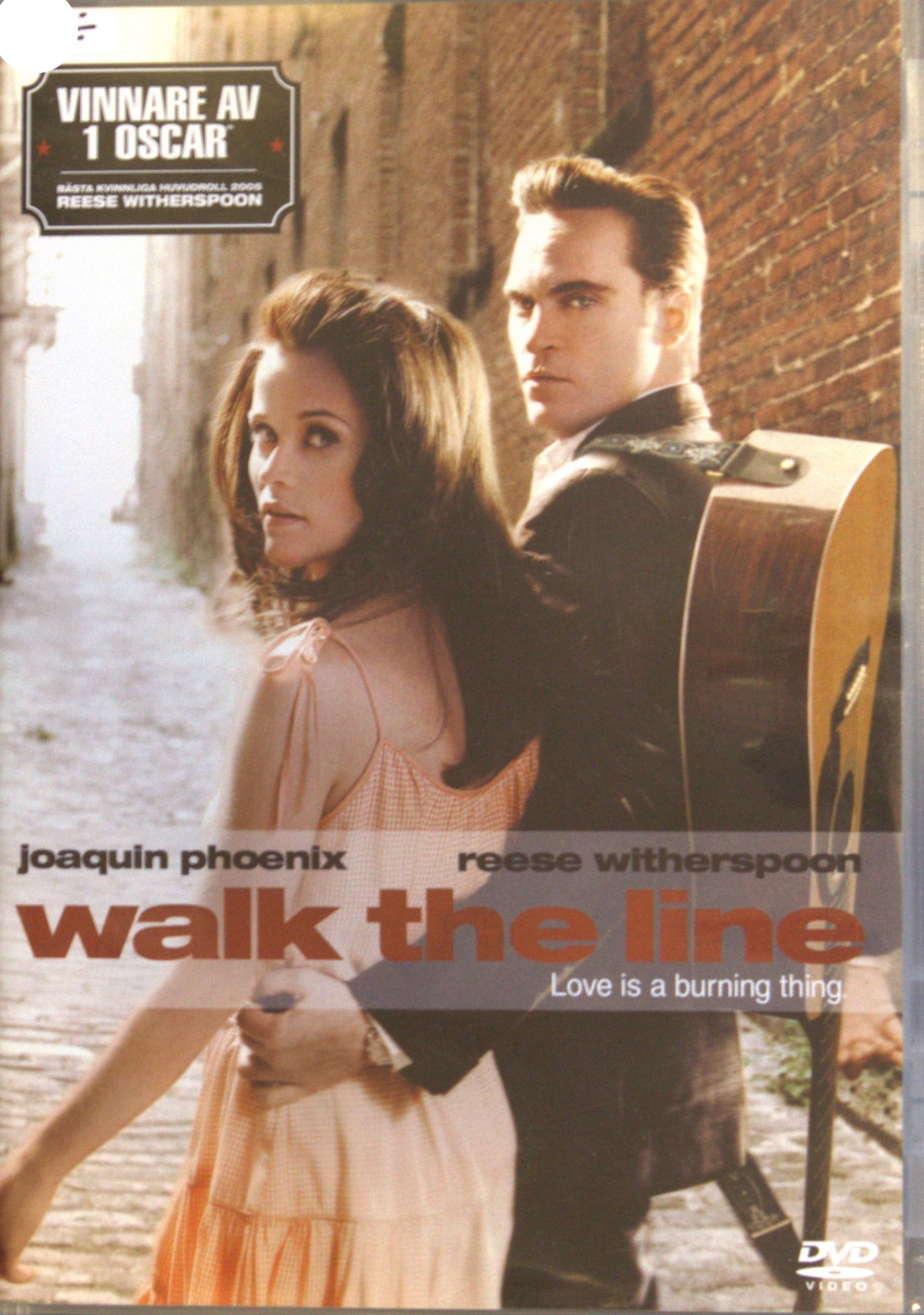 Walk the Line (2005) DVD – omslag