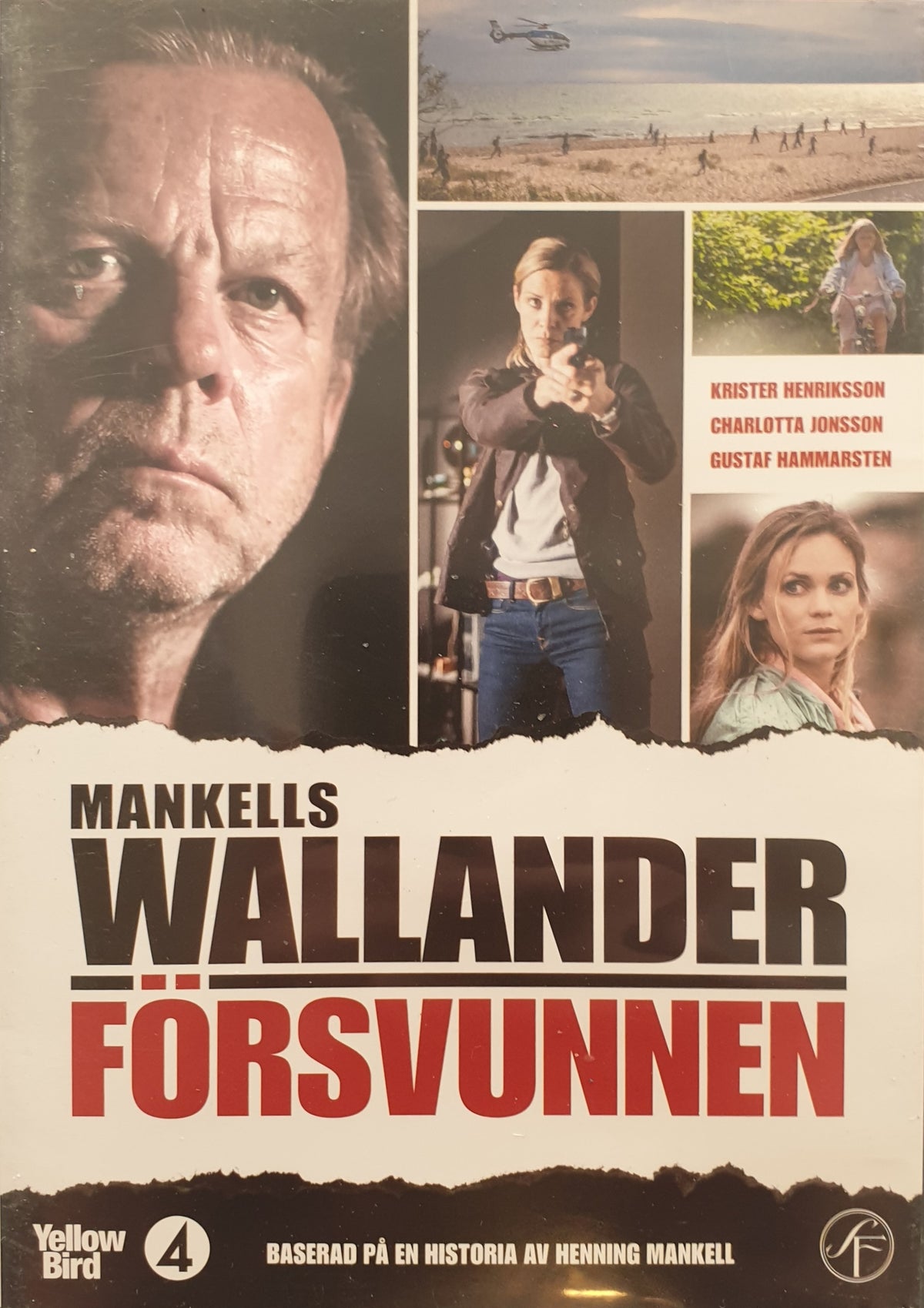Wallander: Försvunnen (2013) DVD – omslag