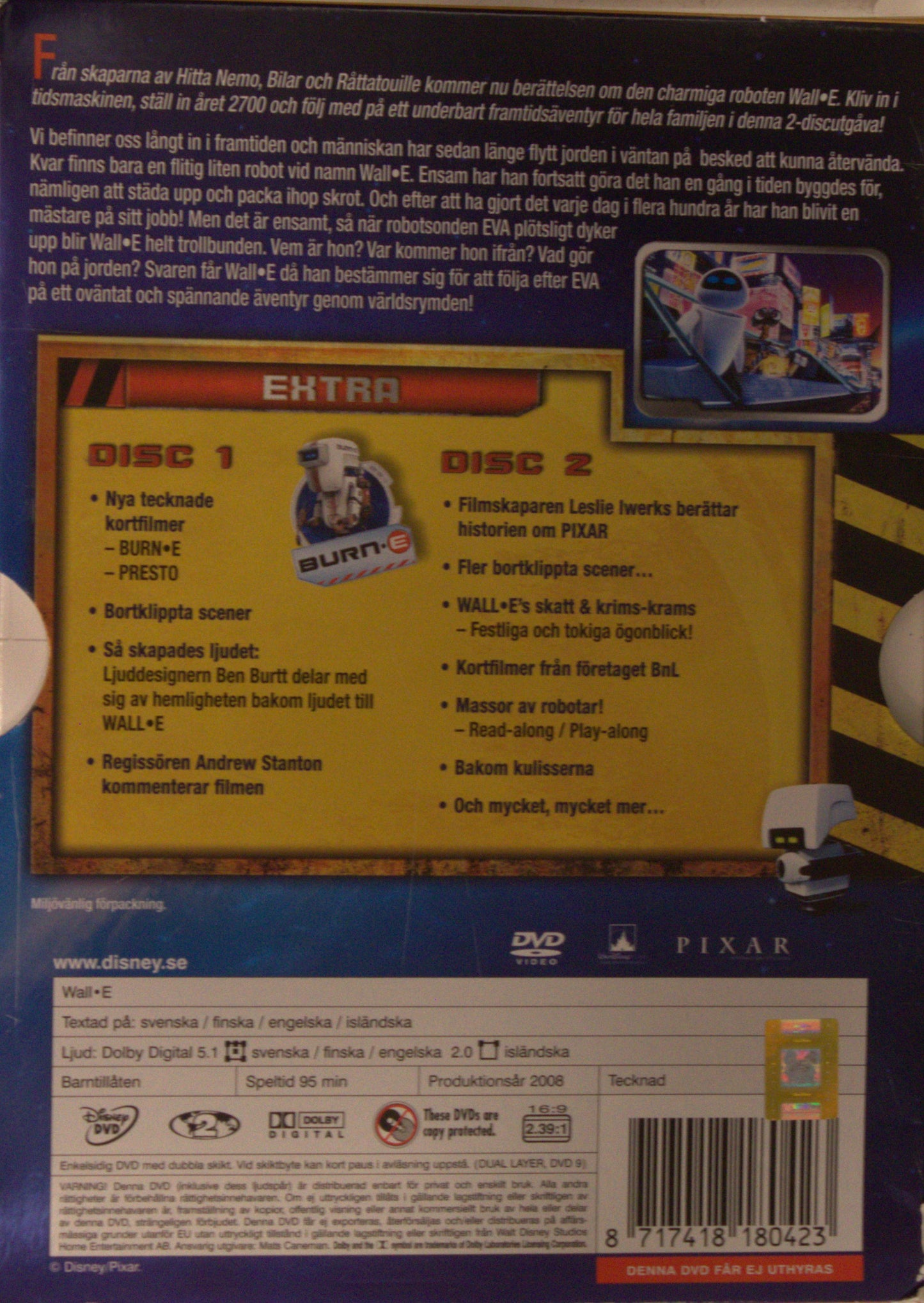 WALL-E - 2-DISC SPECIALUTGÅVA
