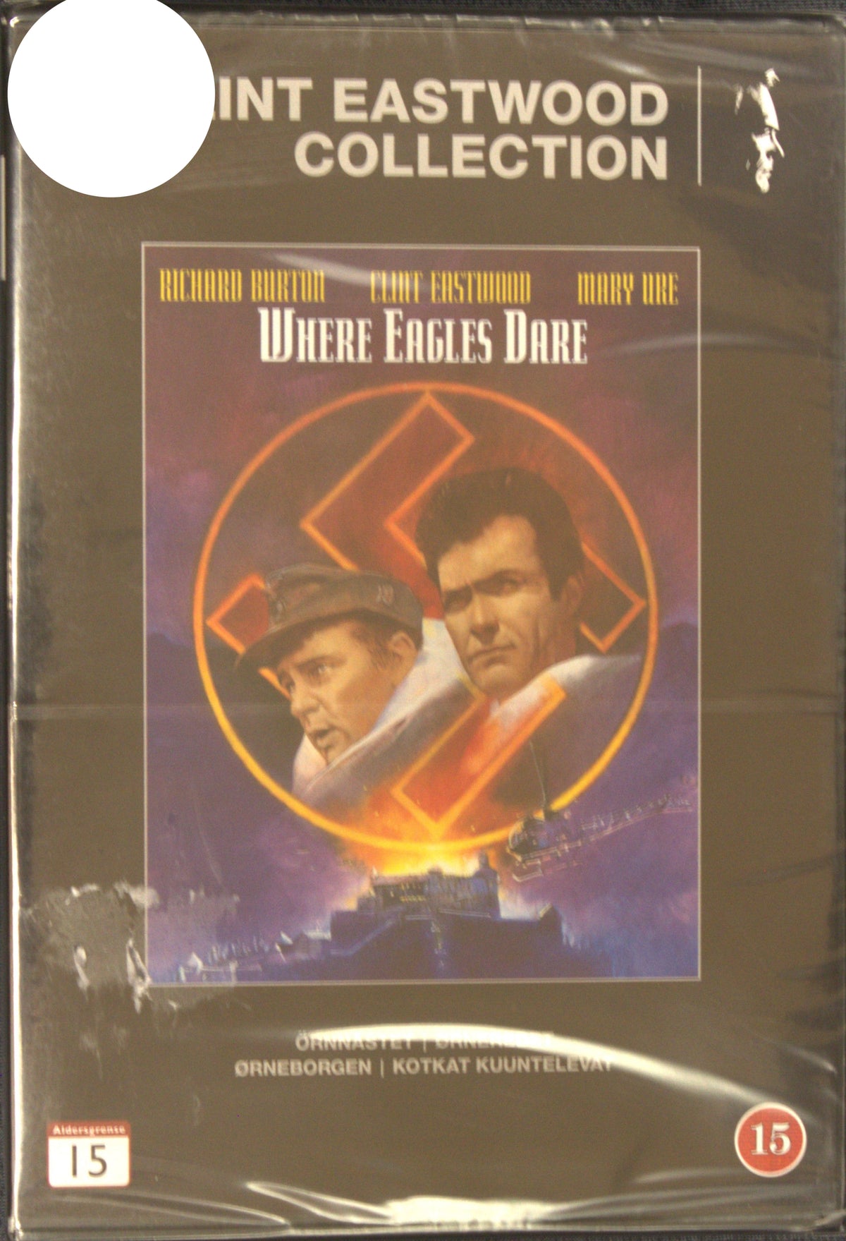 Where Eagles Dare / Örnnästet (1968) DVD – omslag