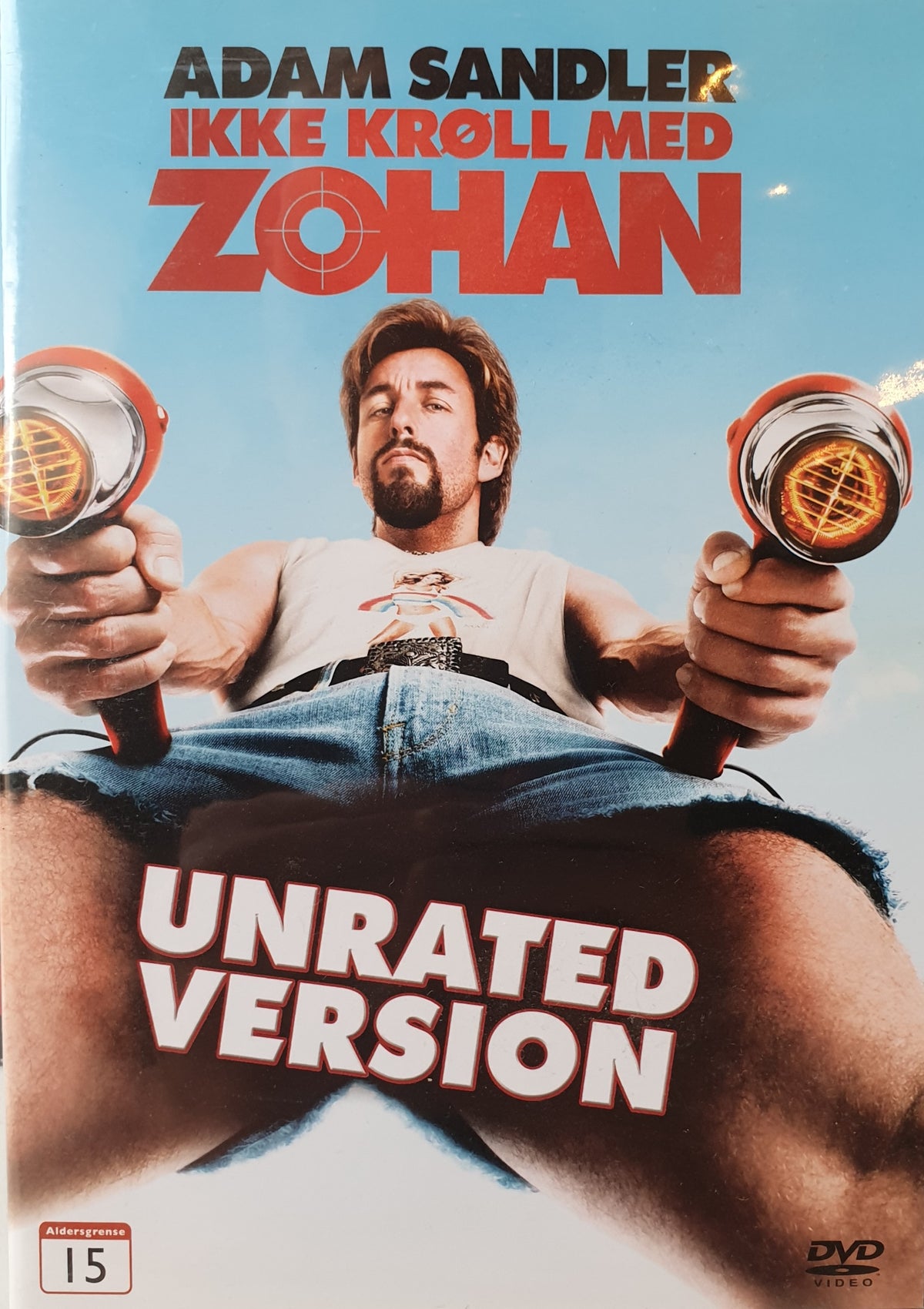 Jiddra inte med Zohan / You Don't Mess with the Zohan – norsk utgåva (2008) DVD – omslag