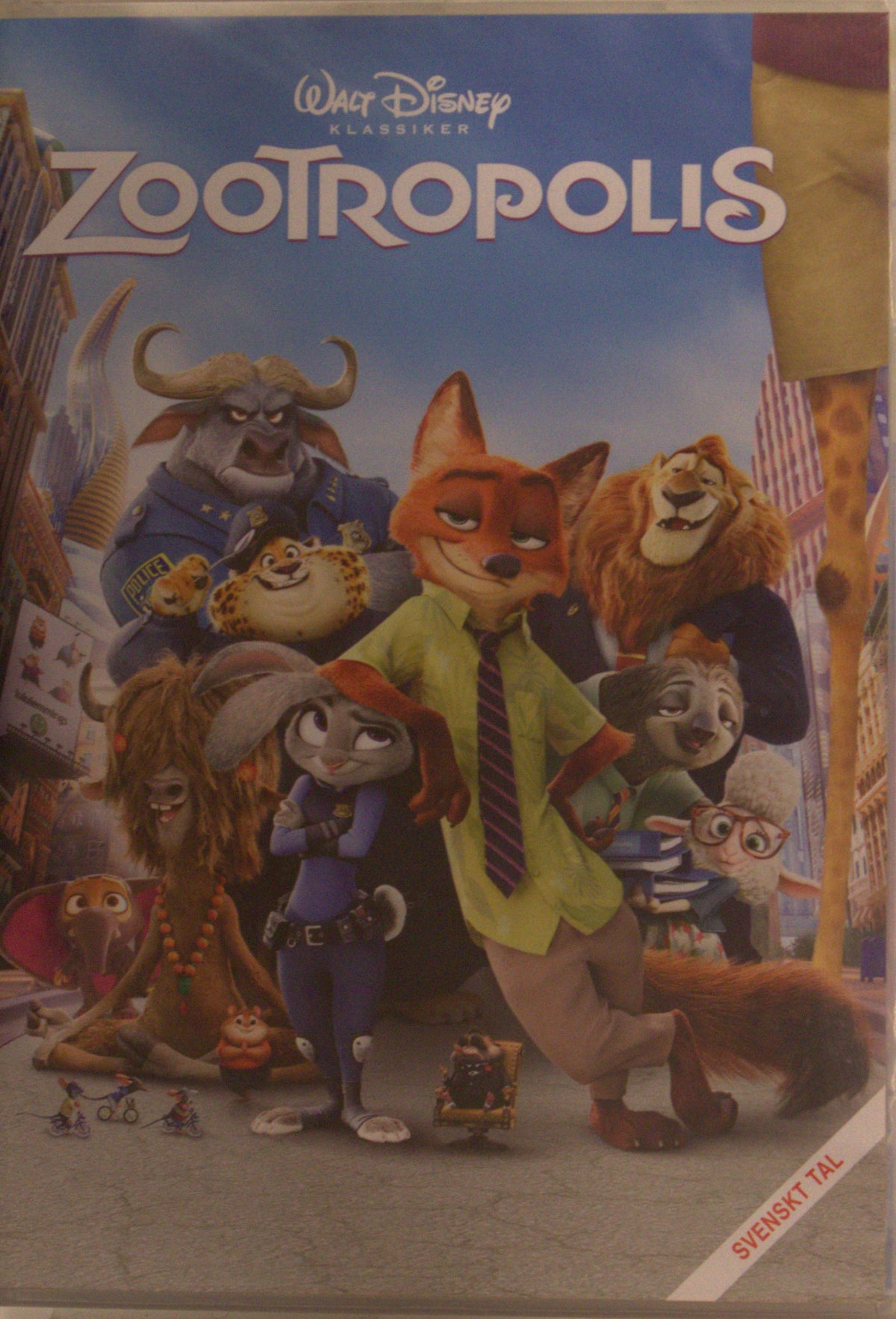 Zootropolis / Zootopia (2016) DVD – omslag