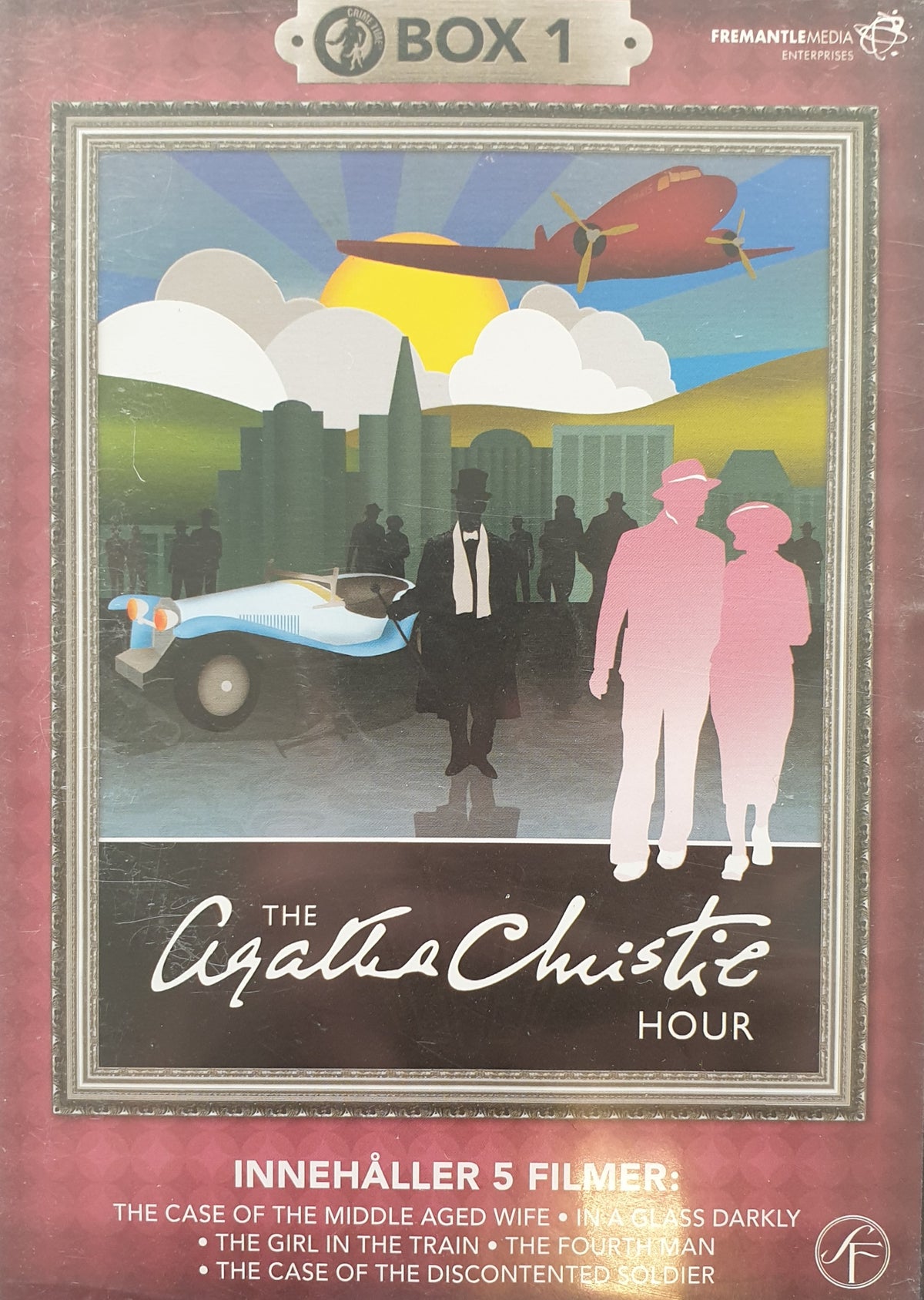 The Agatha Christie Hour – Box 1 – 5 filmer (1982) DVD – omslag