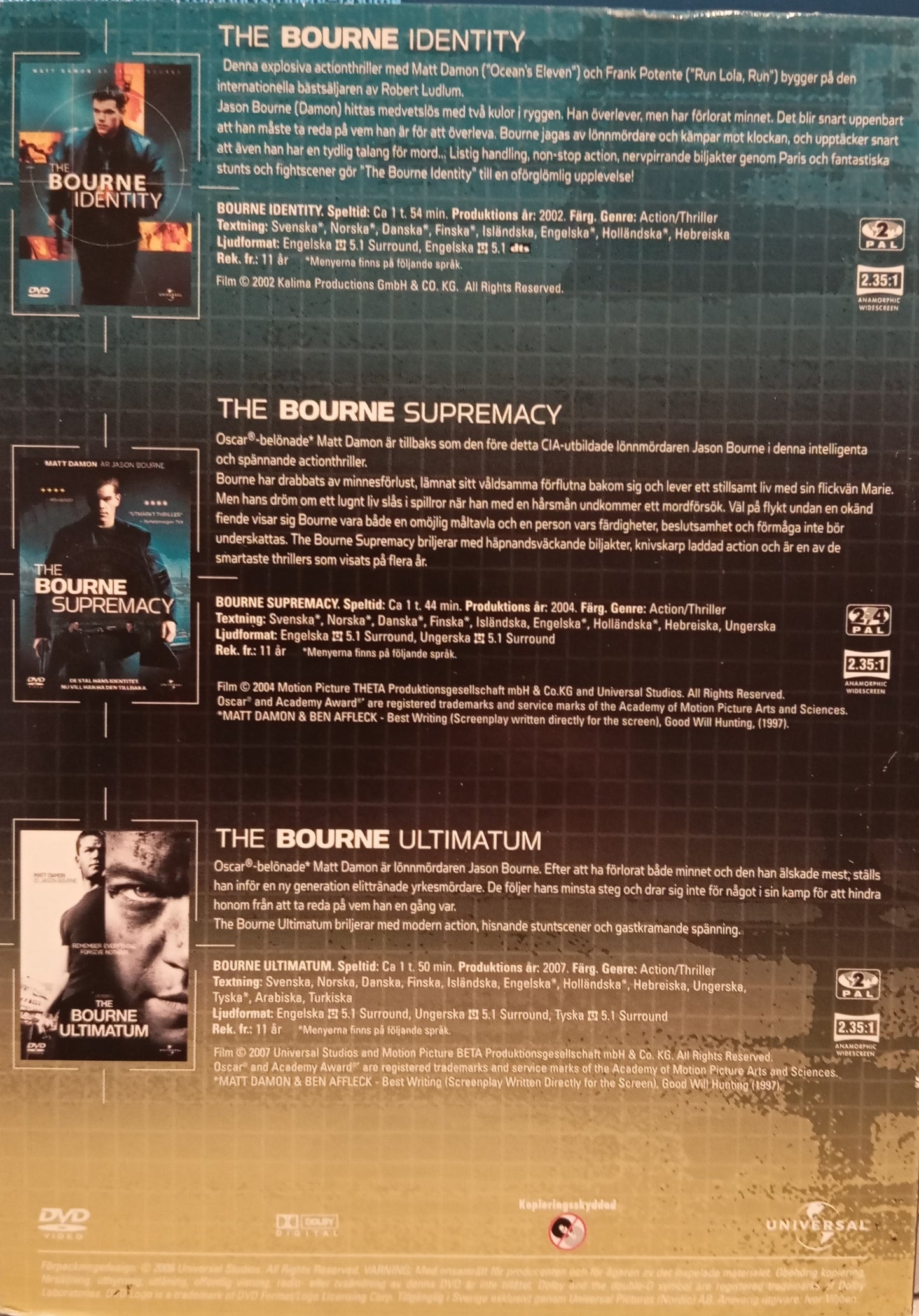 BOURNE COLLECTION