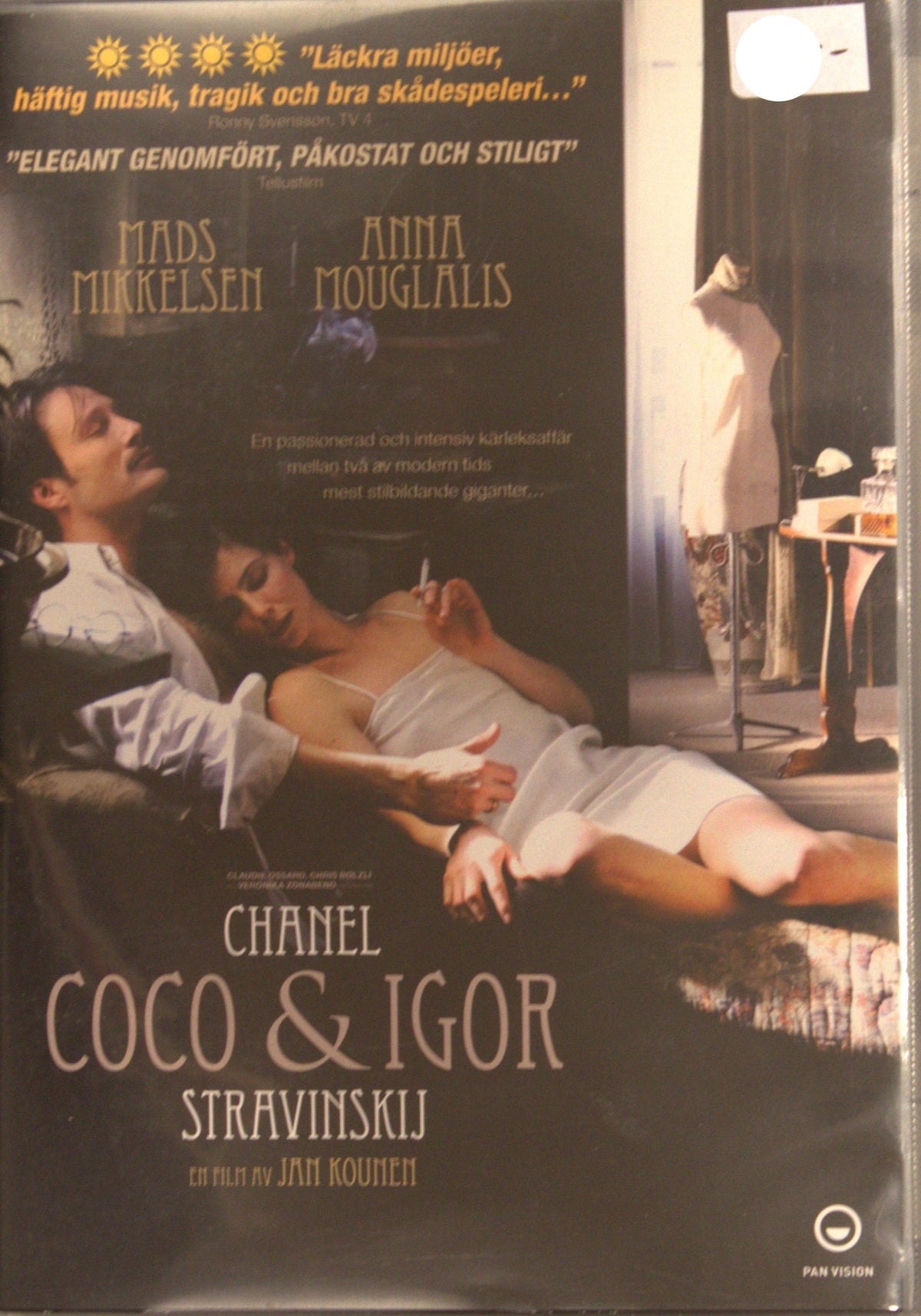 Coco Chanel & Igor Stravinsky (2009) DVD – omslag