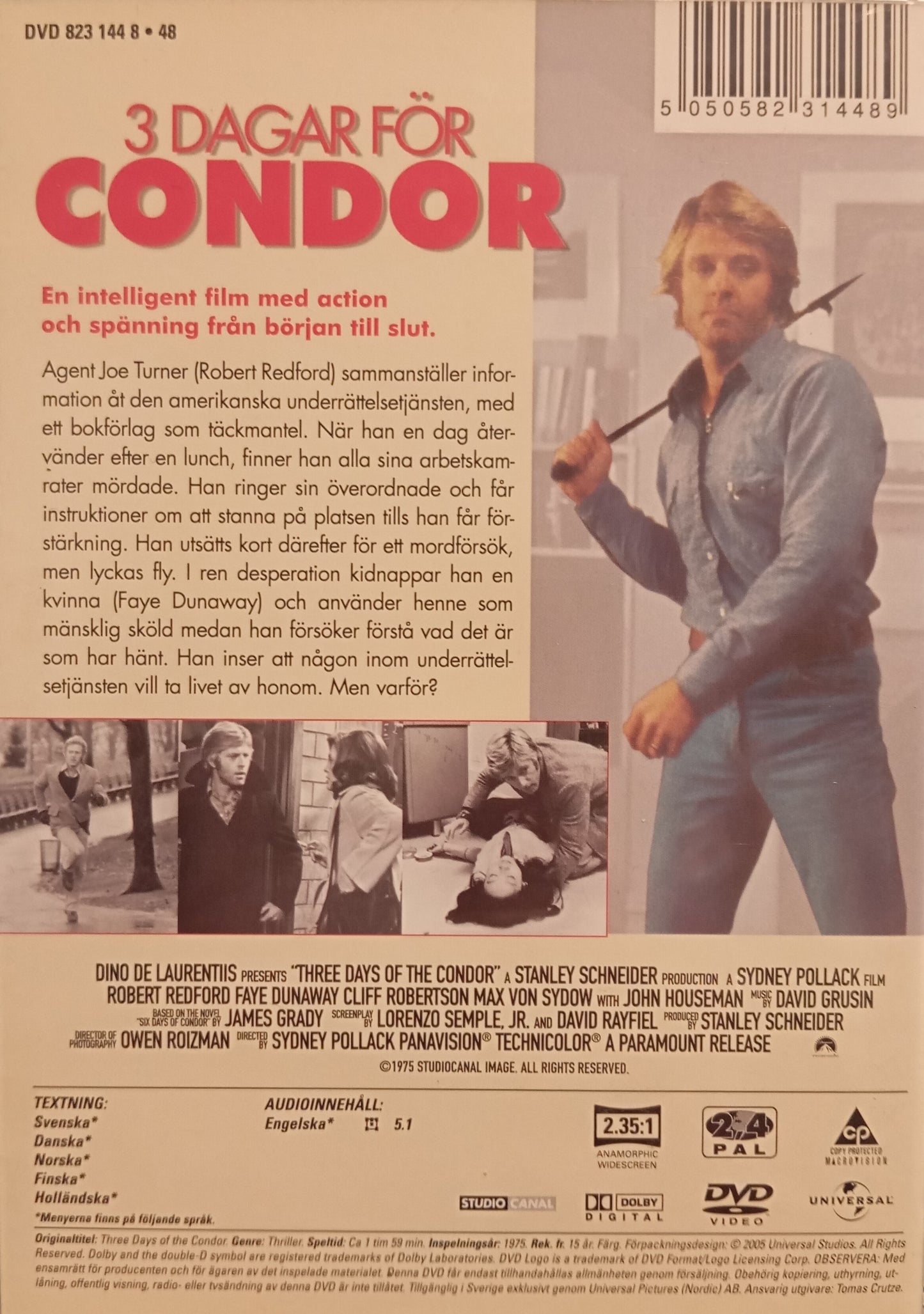 3 DAGAR FÖR CONDOR / THREE DAYS OF THE CONDOR