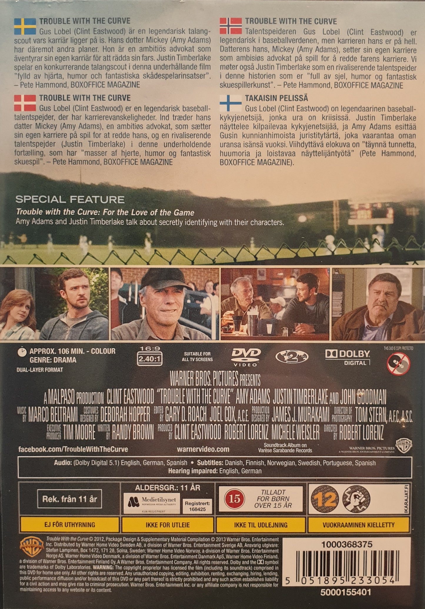 TROUBLE WITH THE CURVE