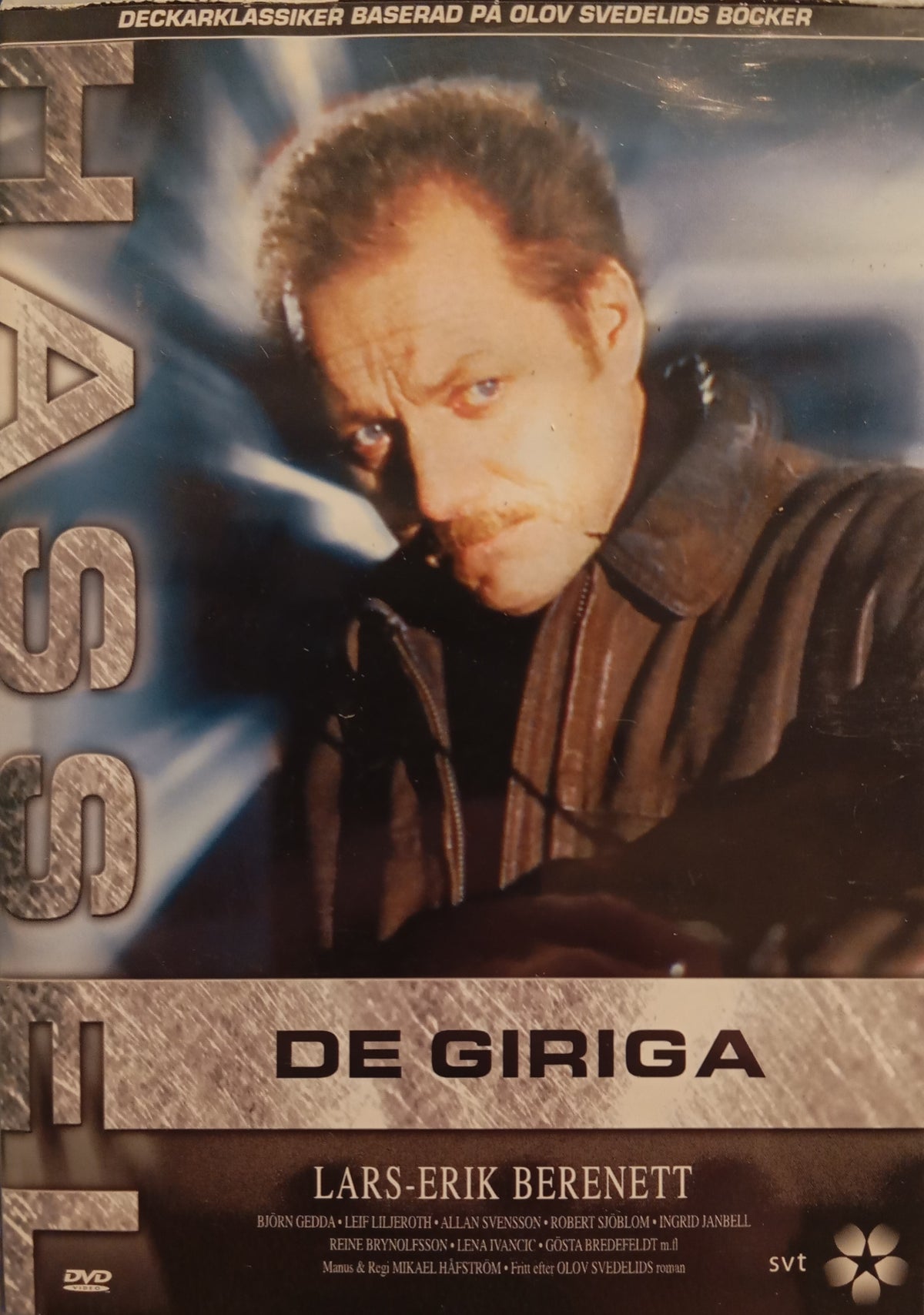 Hassel – De giriga (1992) DVD – omslag