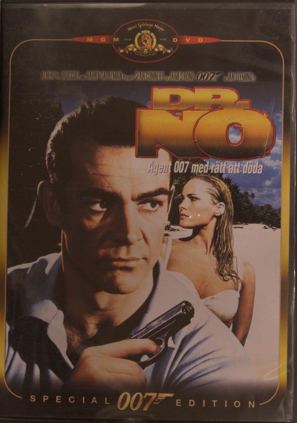 Dr. No / Agent 007 med rätt att döda (1962) DVD – omslag