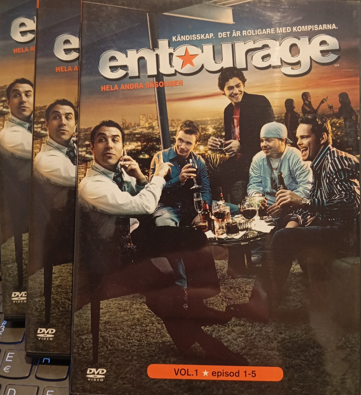 Entourage – Hela andra säsongen (2005) DVD – omslag