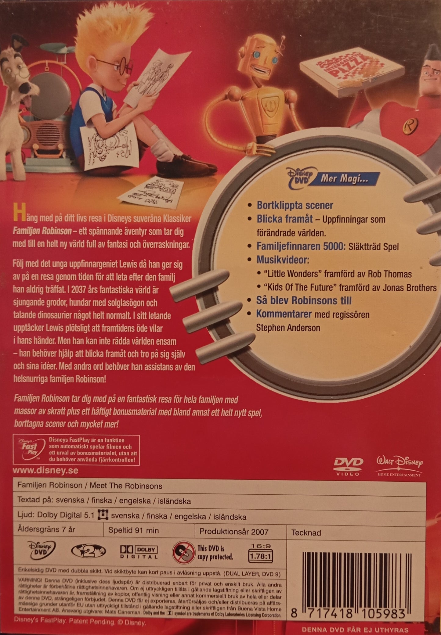 FAMILJEN ROBINSON / MEET THE ROBINSONS