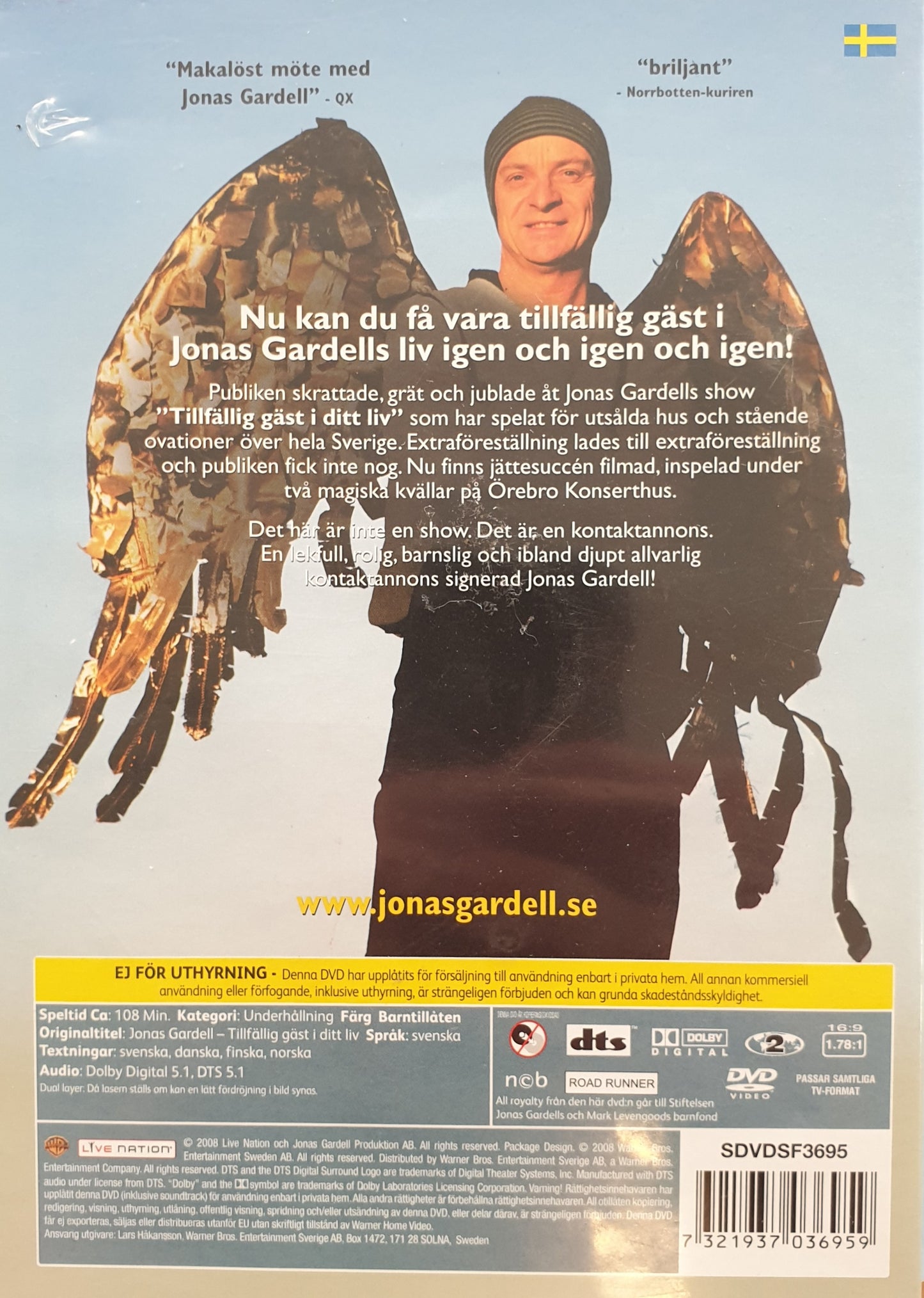 JONAS GARDELL: TILLFÄLLIG GÄST I DITT LIV