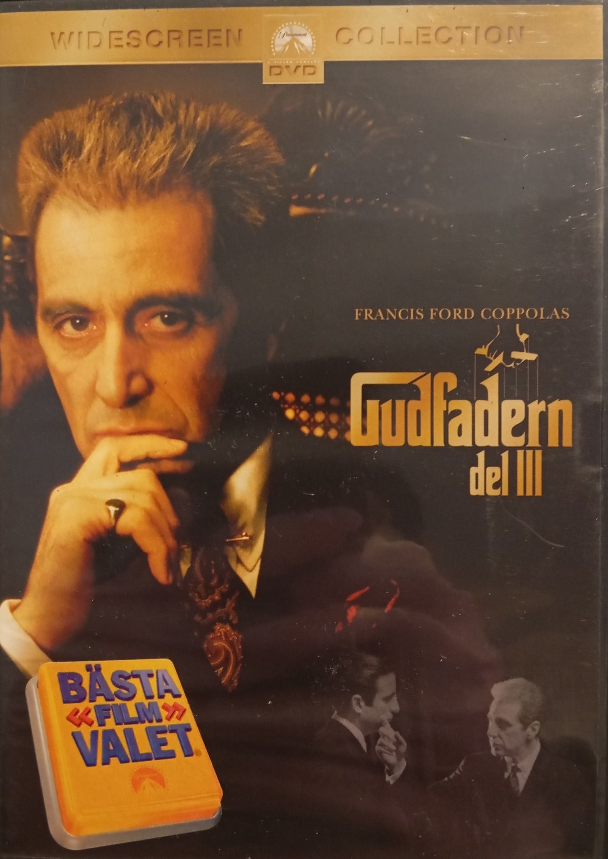 Gudfadern del III / The Godfather Part III (1990) DVD – omslag