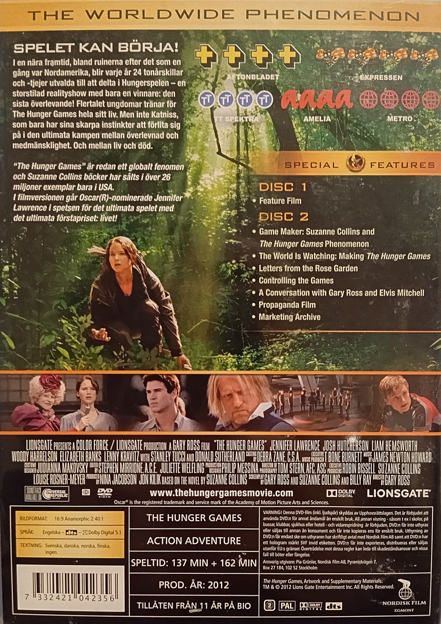 THE HUNGER GAMES - 2-DISC SPECIAL EDITION