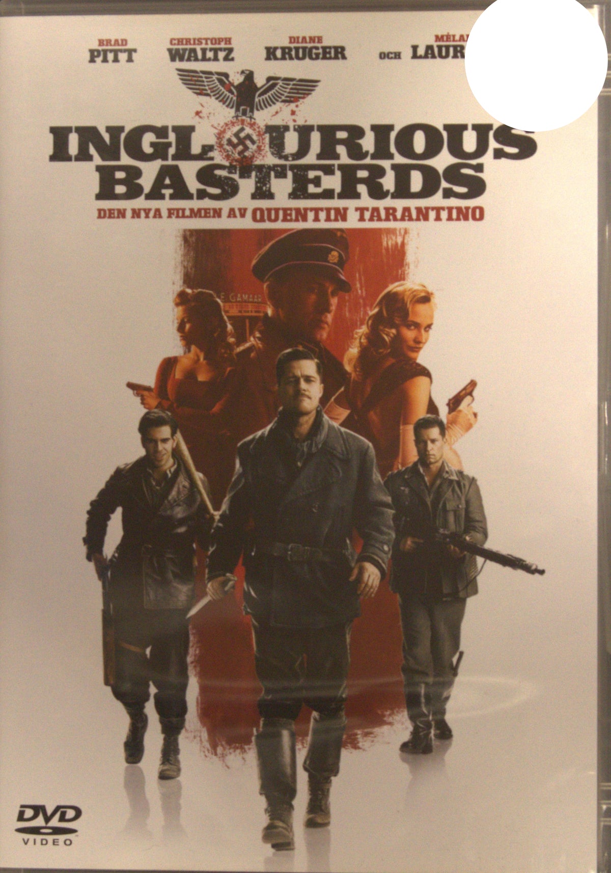 Inglourious Basterds (2009) DVD – omslag